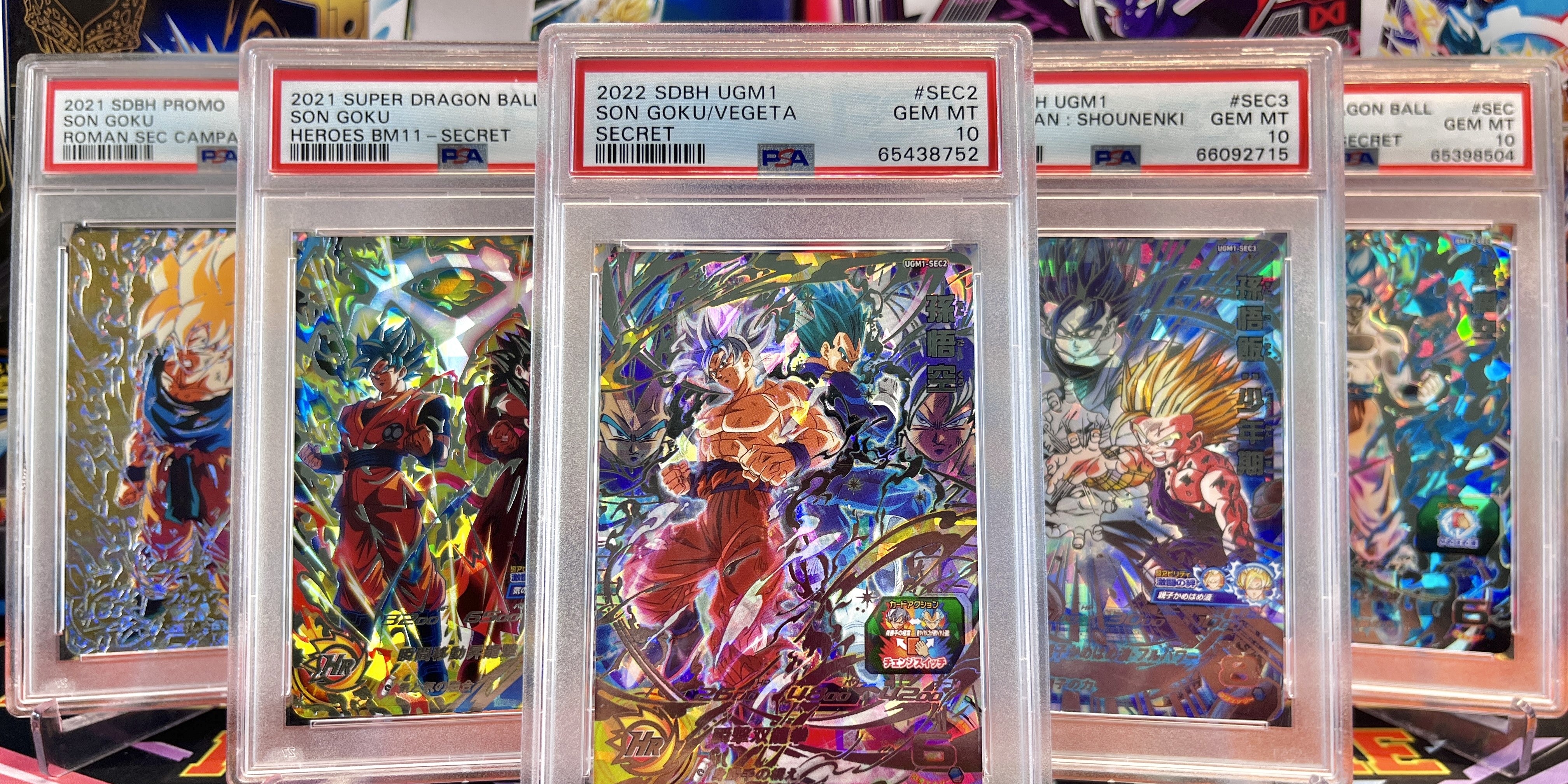 Dragon Ball Super Graded Card – Son Goku Bt15-148 PSA 10 Saiyan Showdown