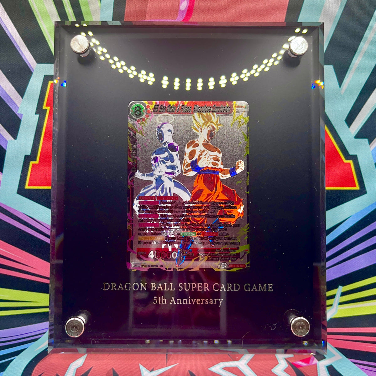 dragon ball super card game 5th anniversary Son Goku Frieza | Son Goku Pure Silver