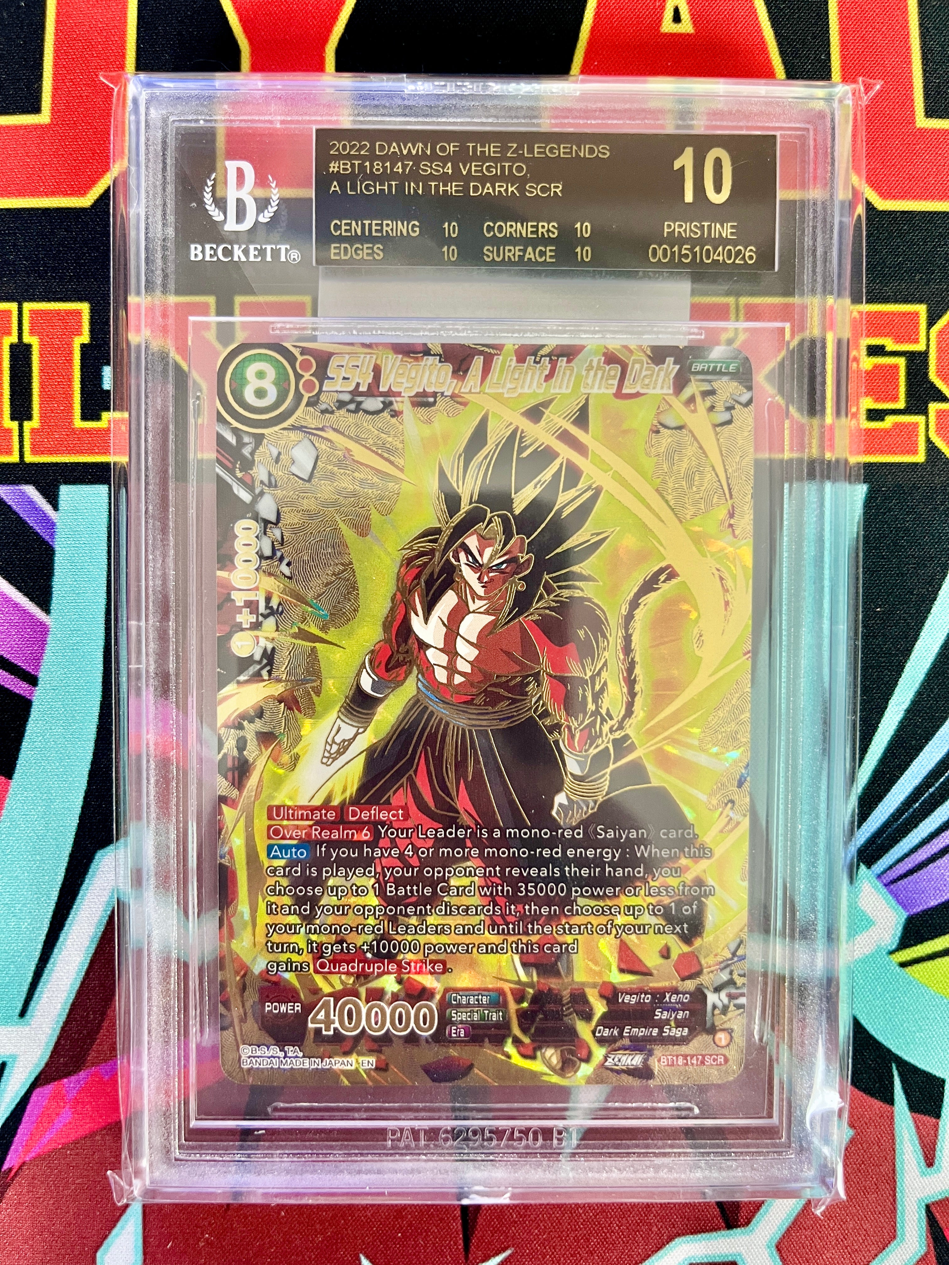 BGS 10 BLACK LABEL BT18-147 SCR SS4 Vegito, A Light in the Dark (2022)