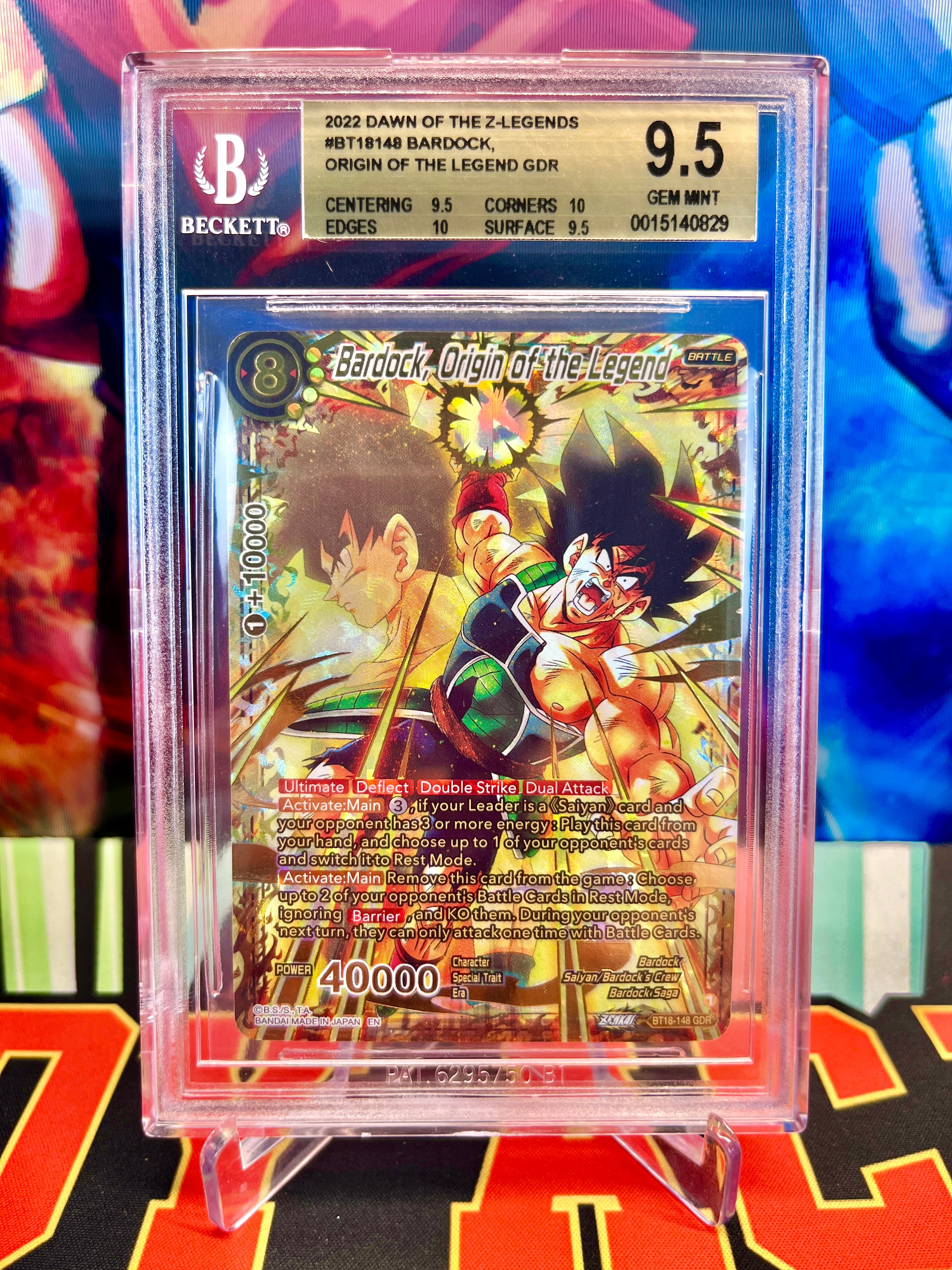 BGS 9.5 BT18-148 Bardock, Origin of the Legend GDR (2022)