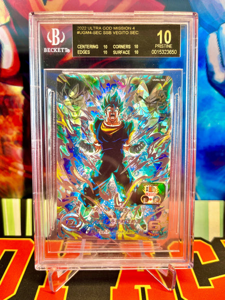 BGS 10 Black Label SSB Vegito SEC 2022 Card