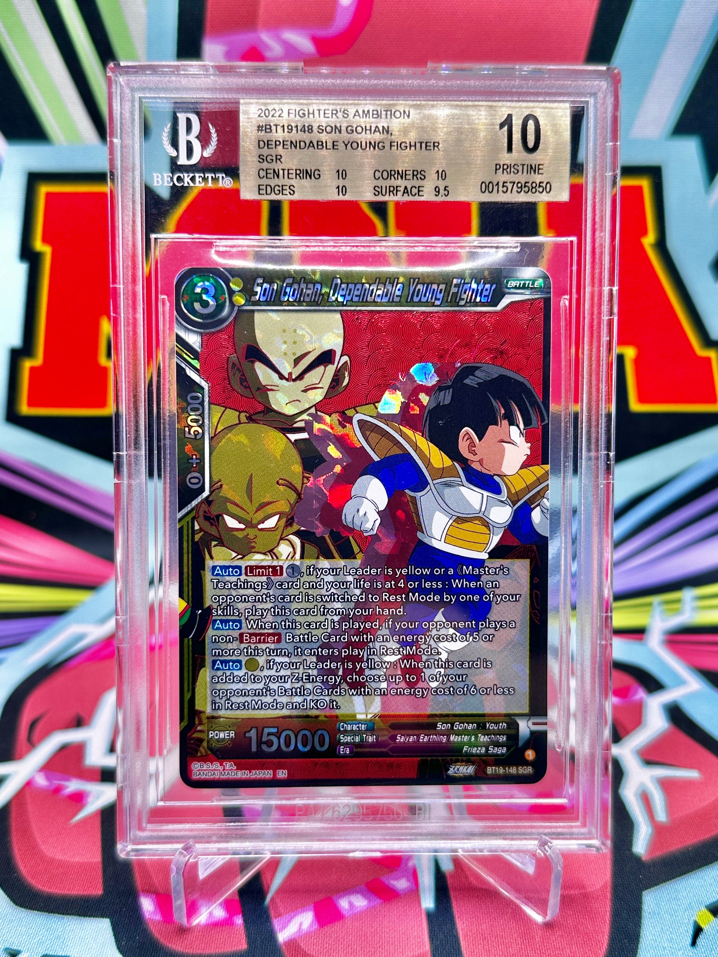 BGS 10 BT19-148 Son Gohan, Dependable Young Fighter SGR (2022)