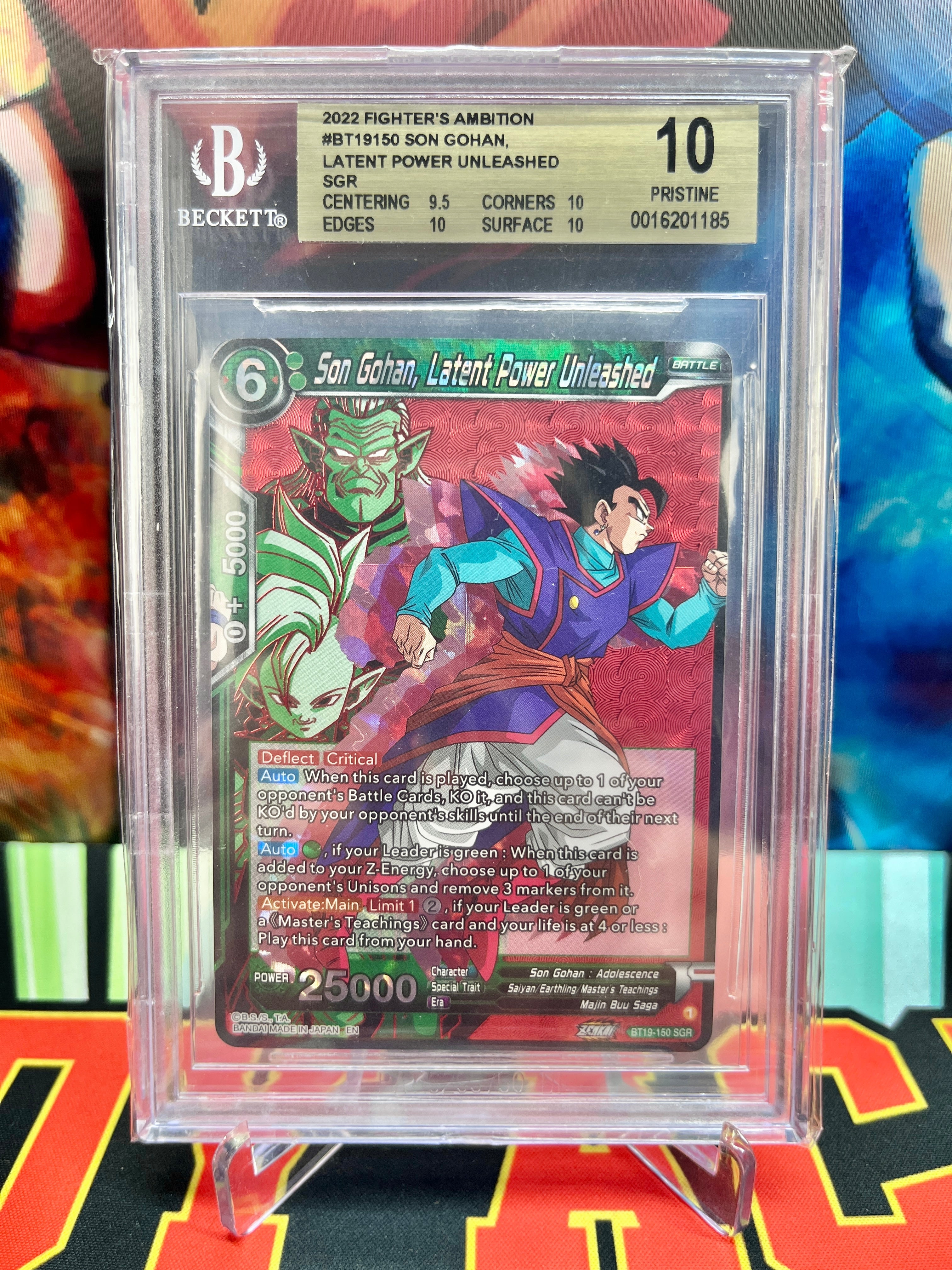 BGS 10 BT19-150 Son Gohan, Latent Power Unleashed SGR (2022)