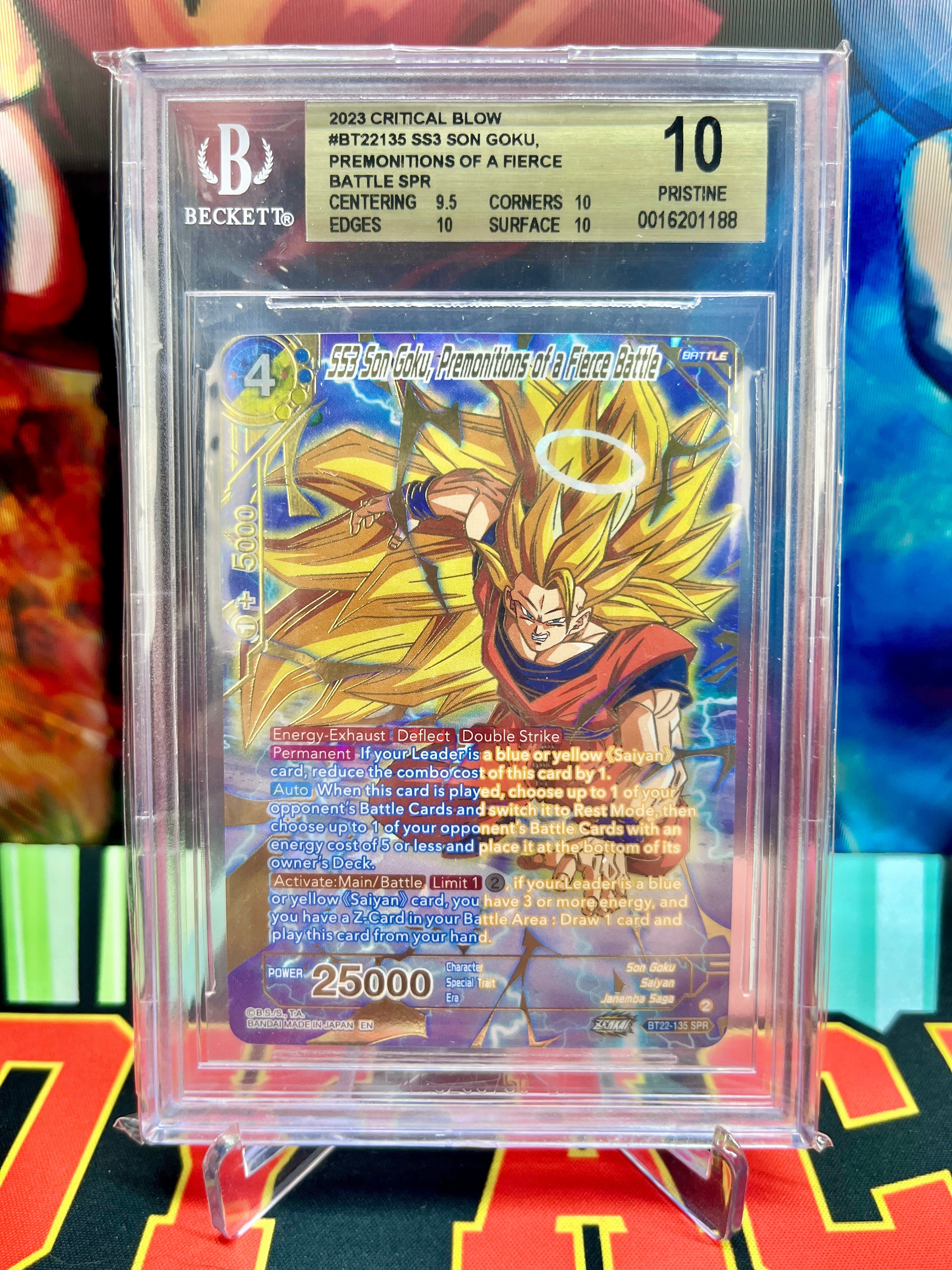 BGS 10 BT22-135 SS3 Son Goku, Premonitions of a Fierce Battle SPR (2023)