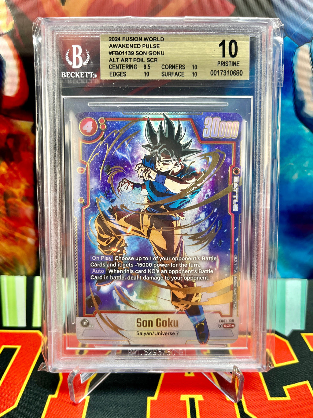 BGS 10 FB01-139 Son Goku [Alternate Art] SCR (2024)