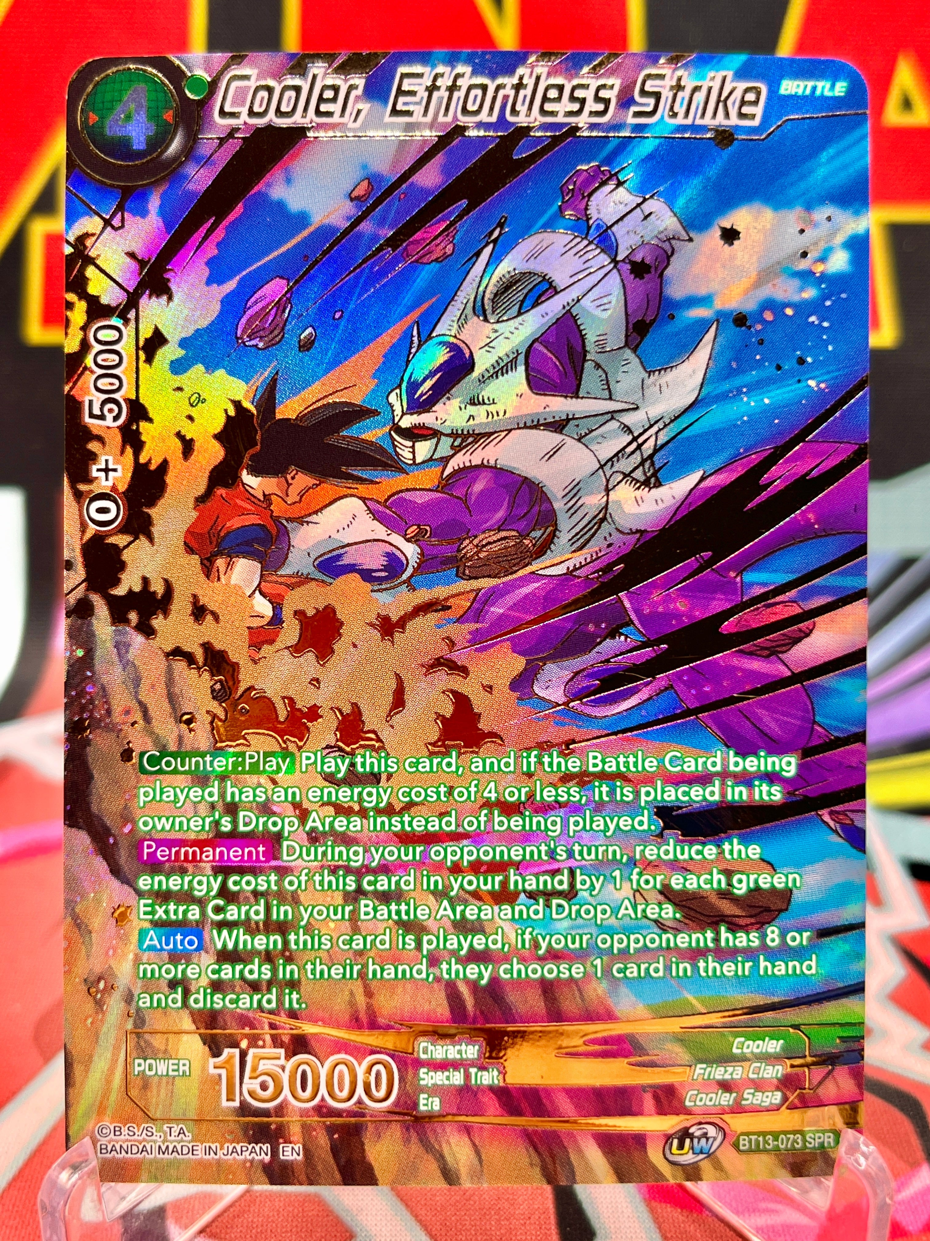 BT13-073 SPR Cooler, Effortless Strike (2021)