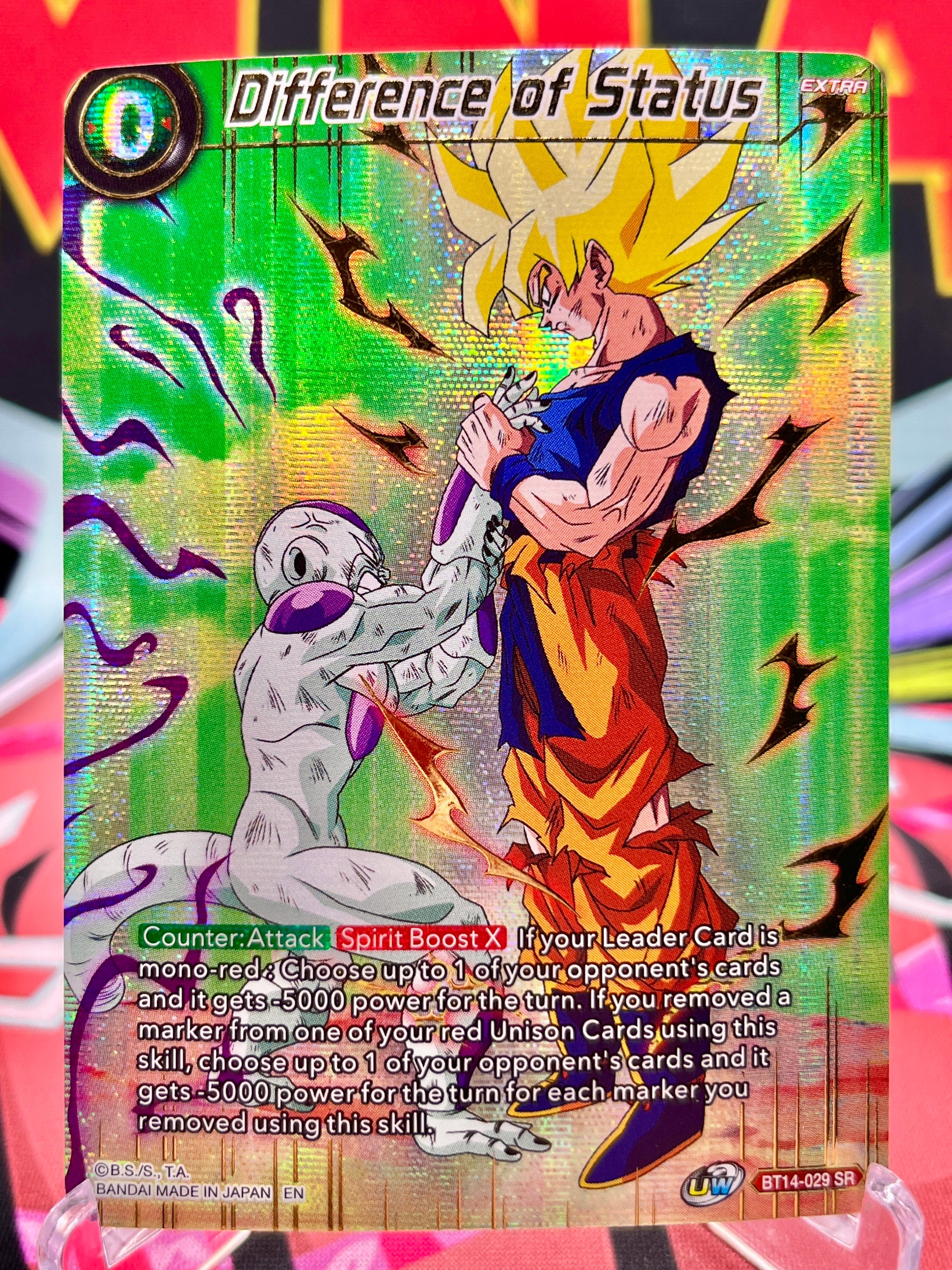 BT14-029 SR Difference of Status [Alternate Art] (2022)