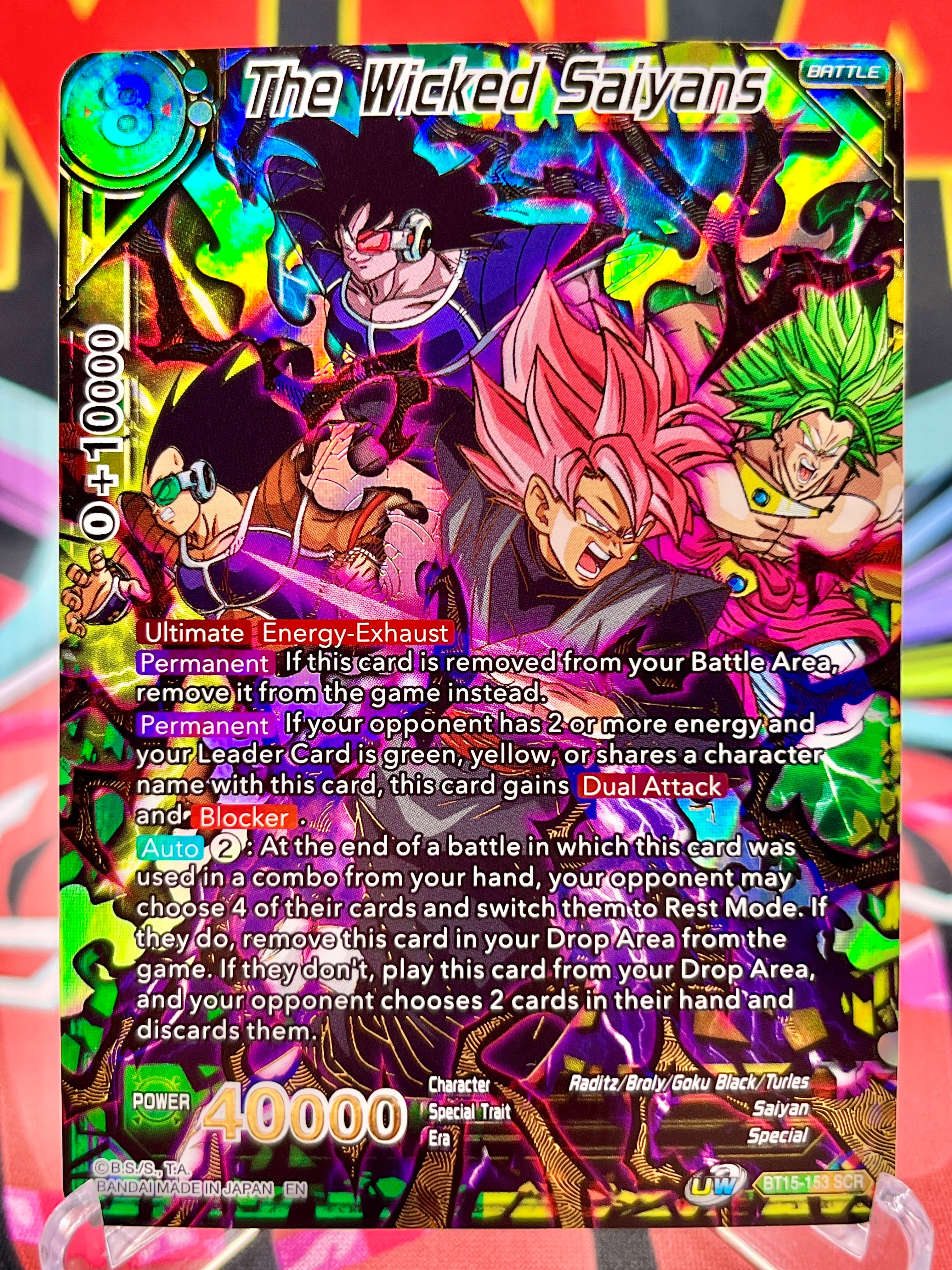 BT15-153 SCR The Wicked Saiyans (2021)