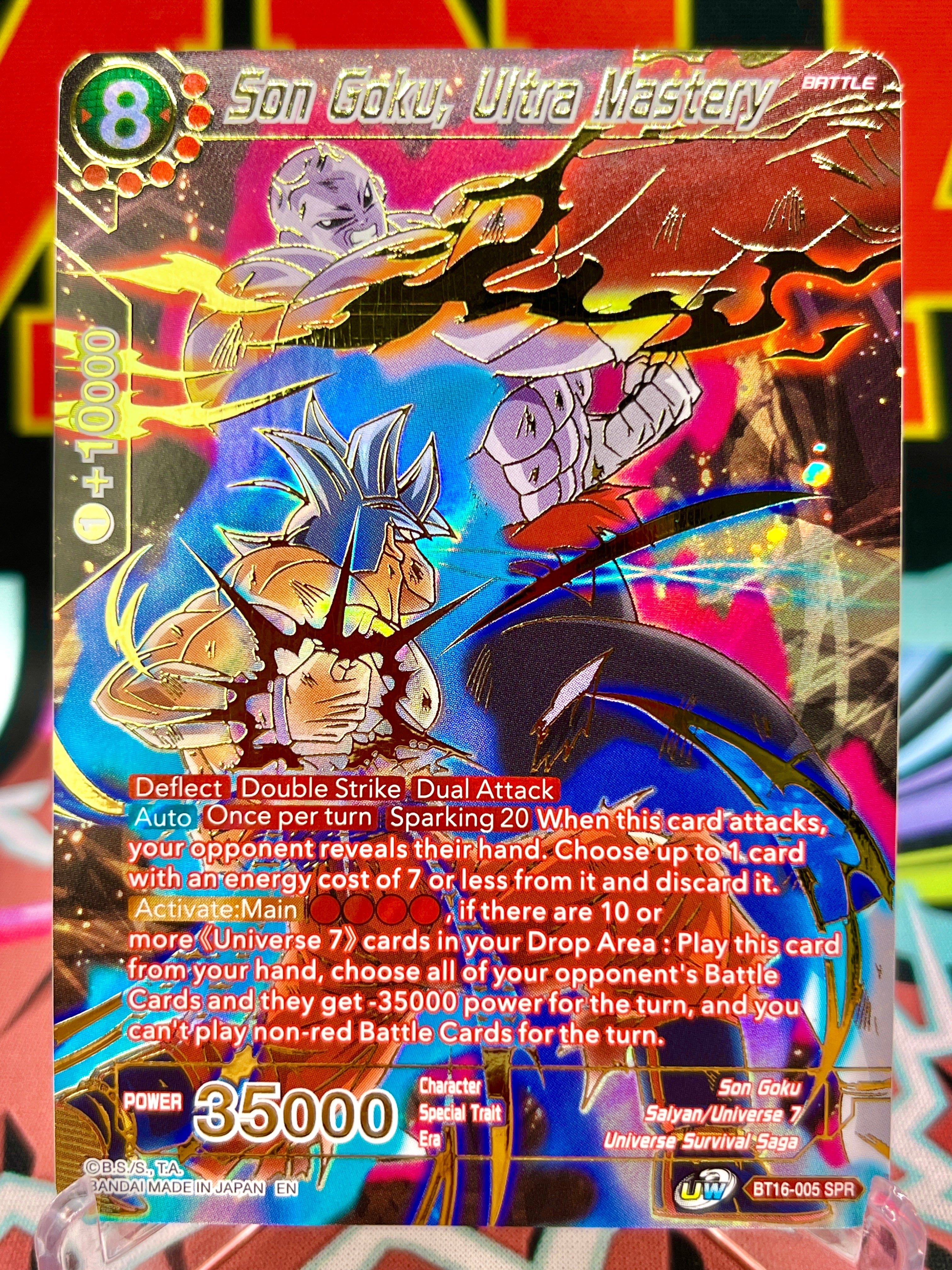 BT16-005 SPR Son Goku, Ultra Mastery (2022)