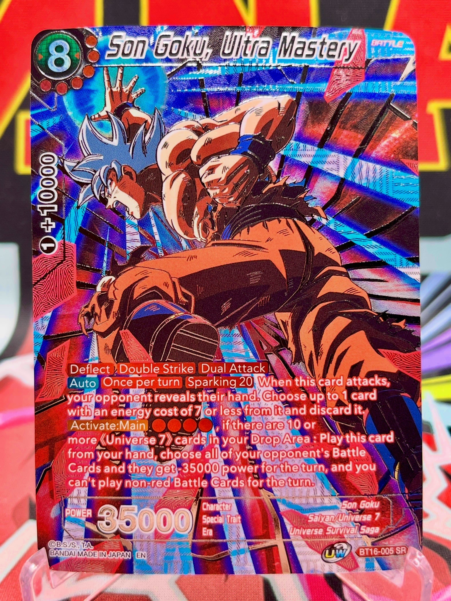 BT16-005 SR Son Goku, Ultra Mastery [Alternate Art] (2023)