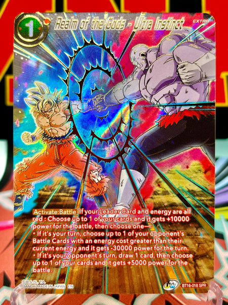BT16-018 SPR Realm of the Gods - Ultra Instinct (2022)