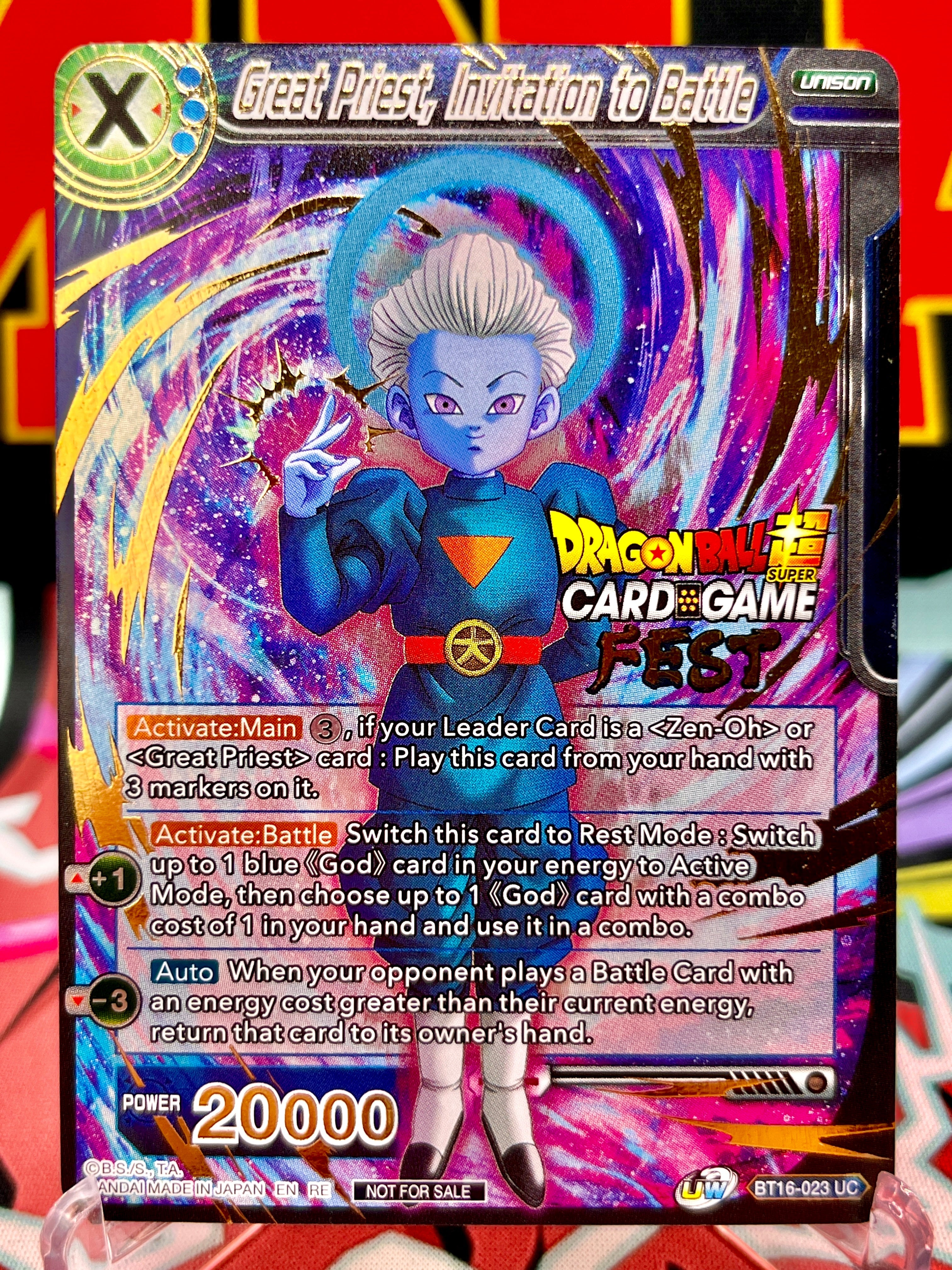 BT16-023 UC Great Priest, Invitation to Battle FEST (2022)