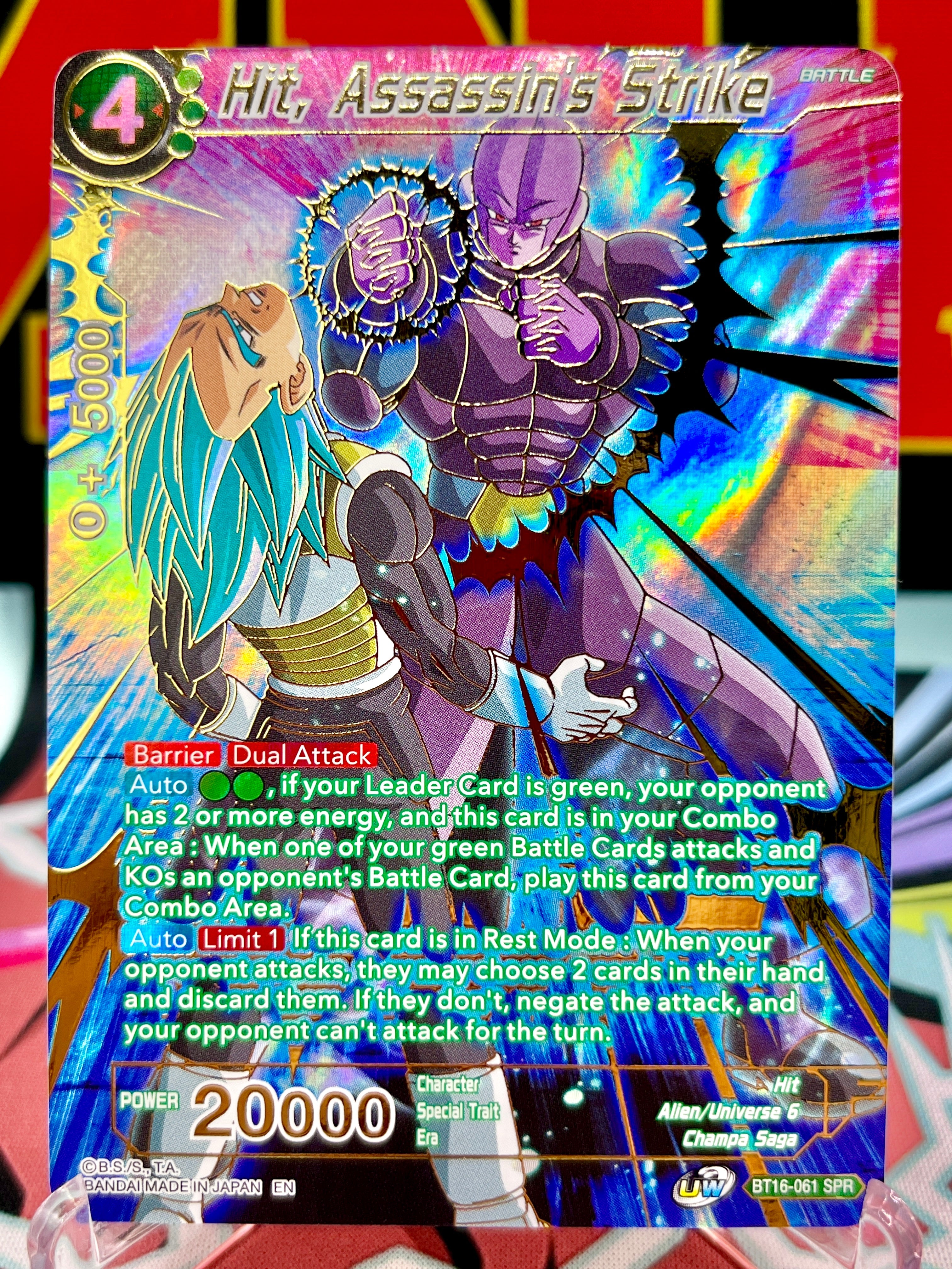 BT16-061 SPR Hit, Assassin's Strike (2022)