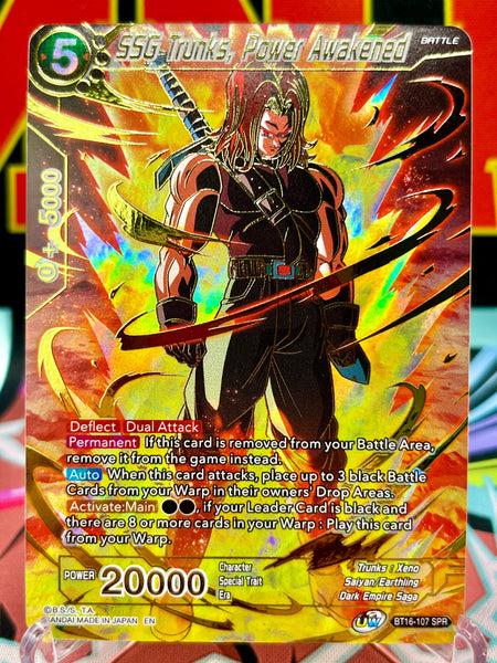 BT16-107 SPR SSG Trunks, Power Awakened (2022)