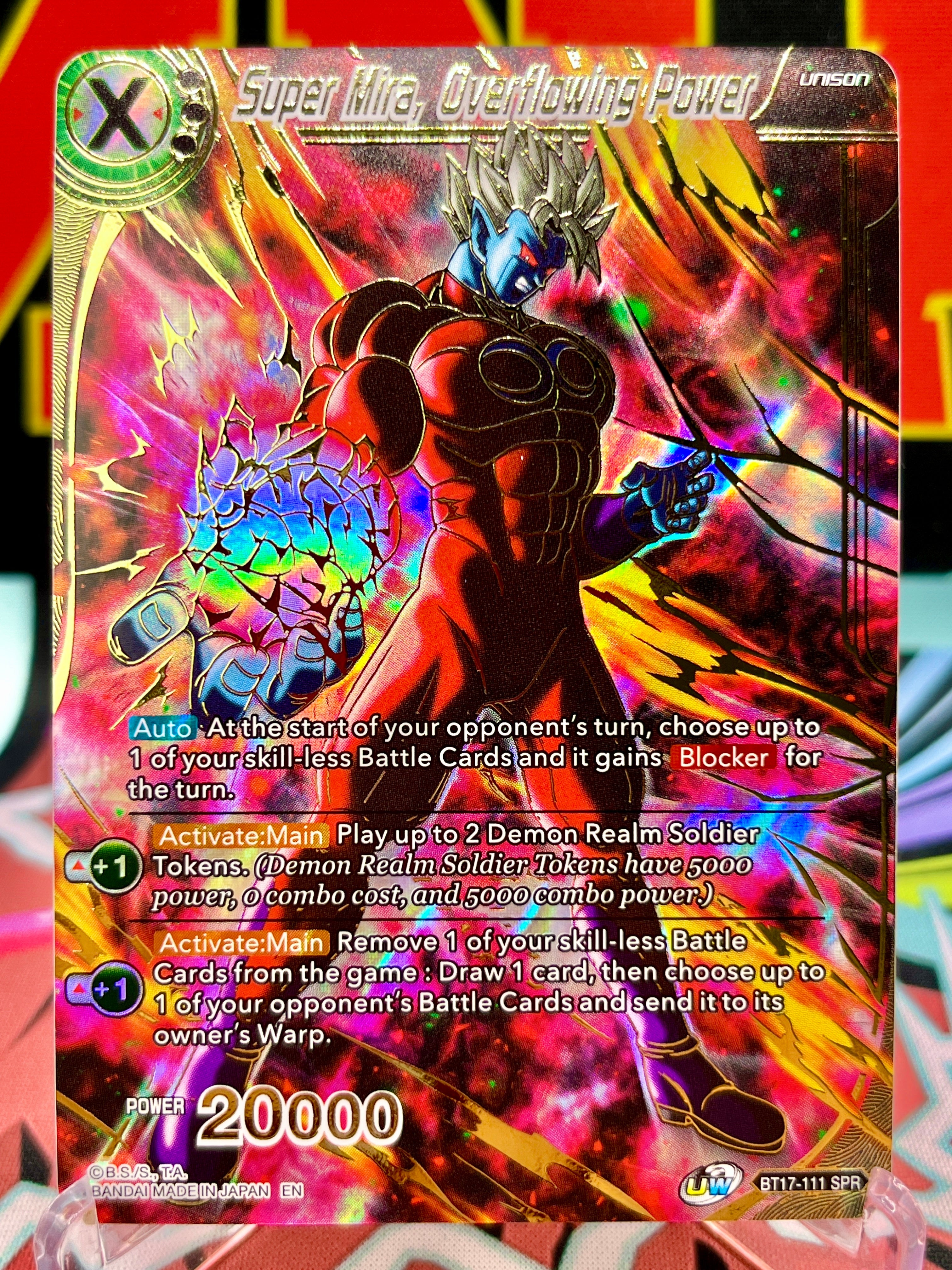 BT17-111 SPR Super Mira, Overflowing Power (2022)