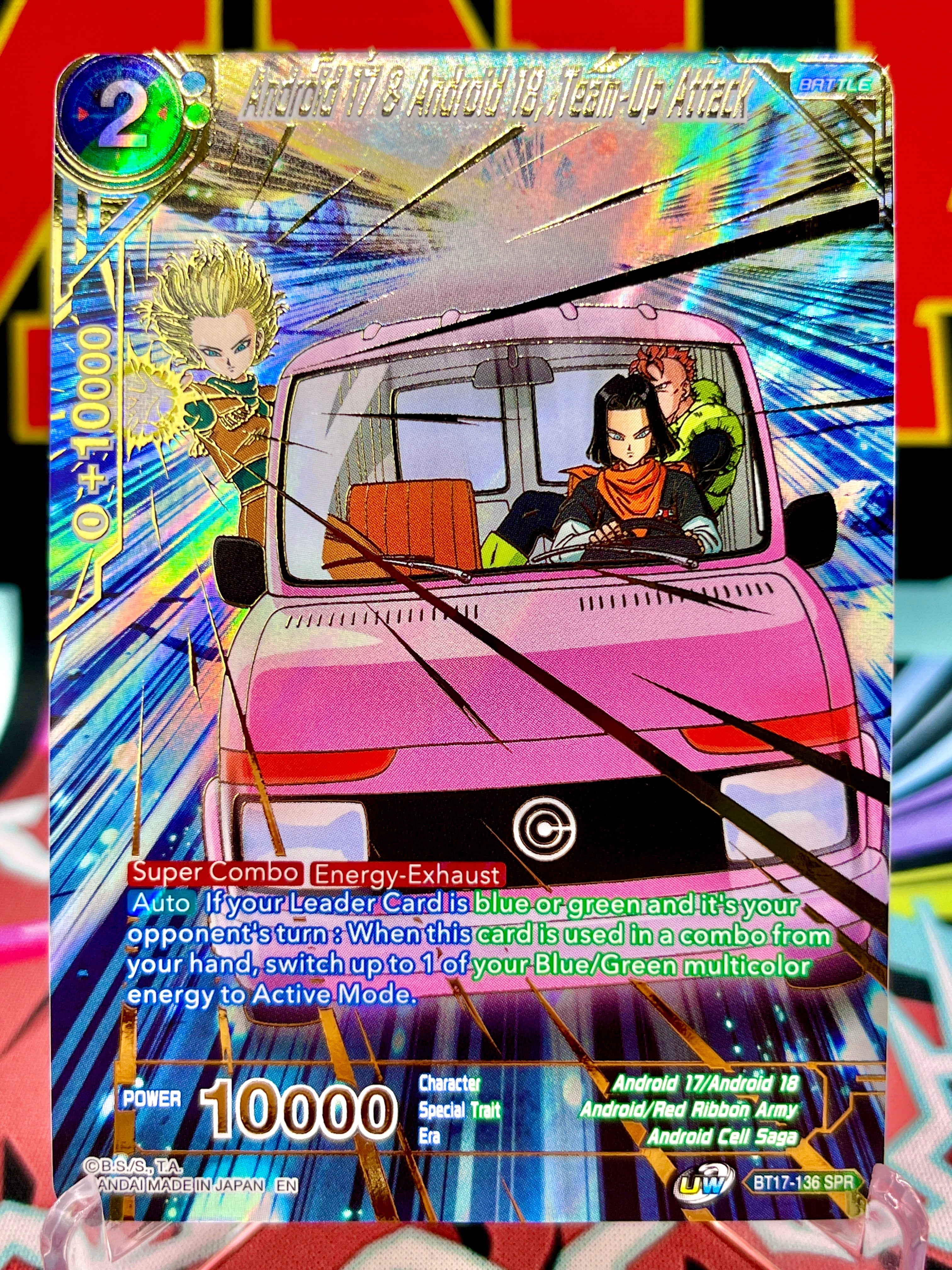 BT17-136 SPR Android 17 & Android 18, Team-Up Attack (2022)