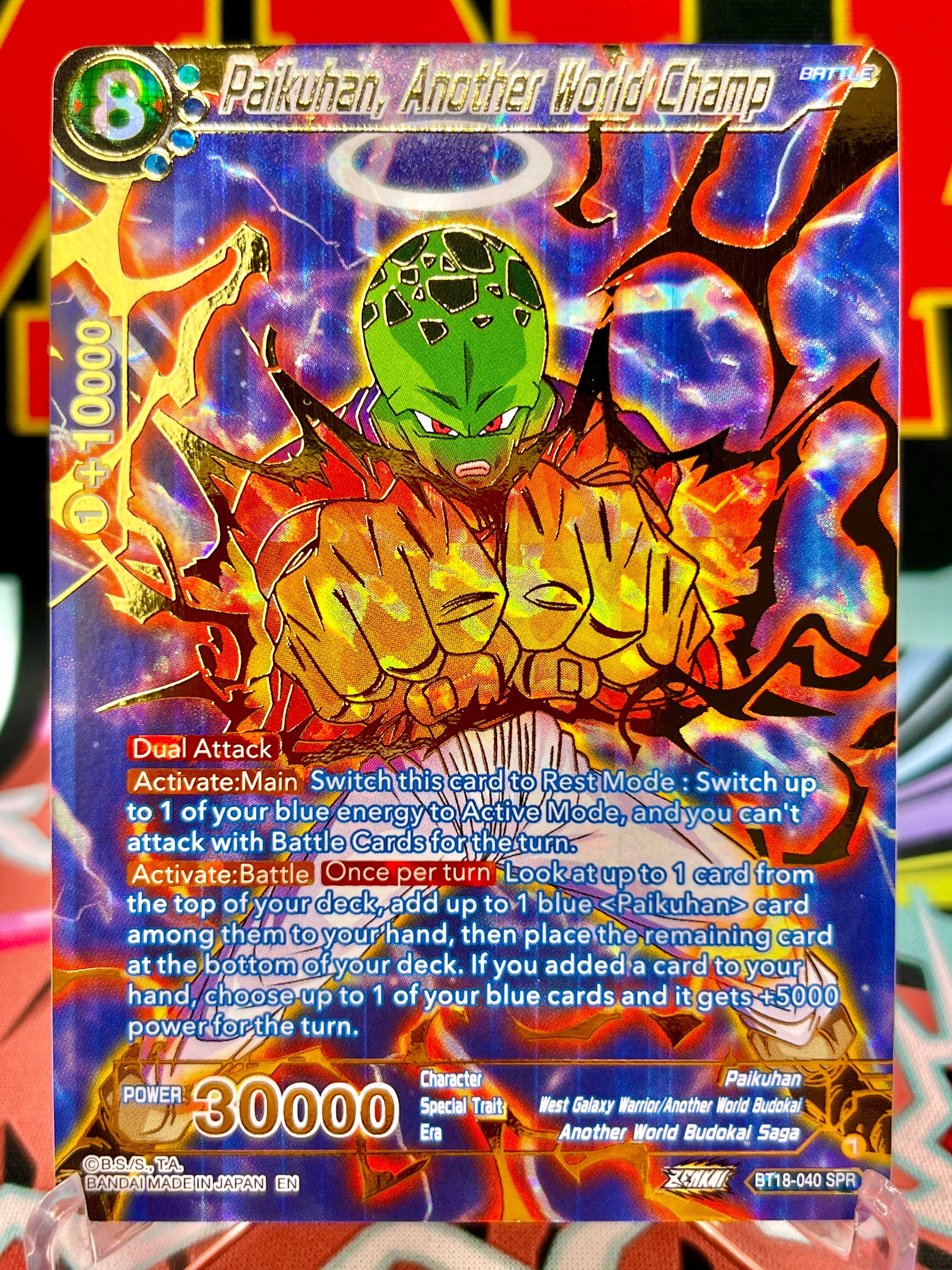BT18-040 SPR Paikuhan, Another World Champ (2022)