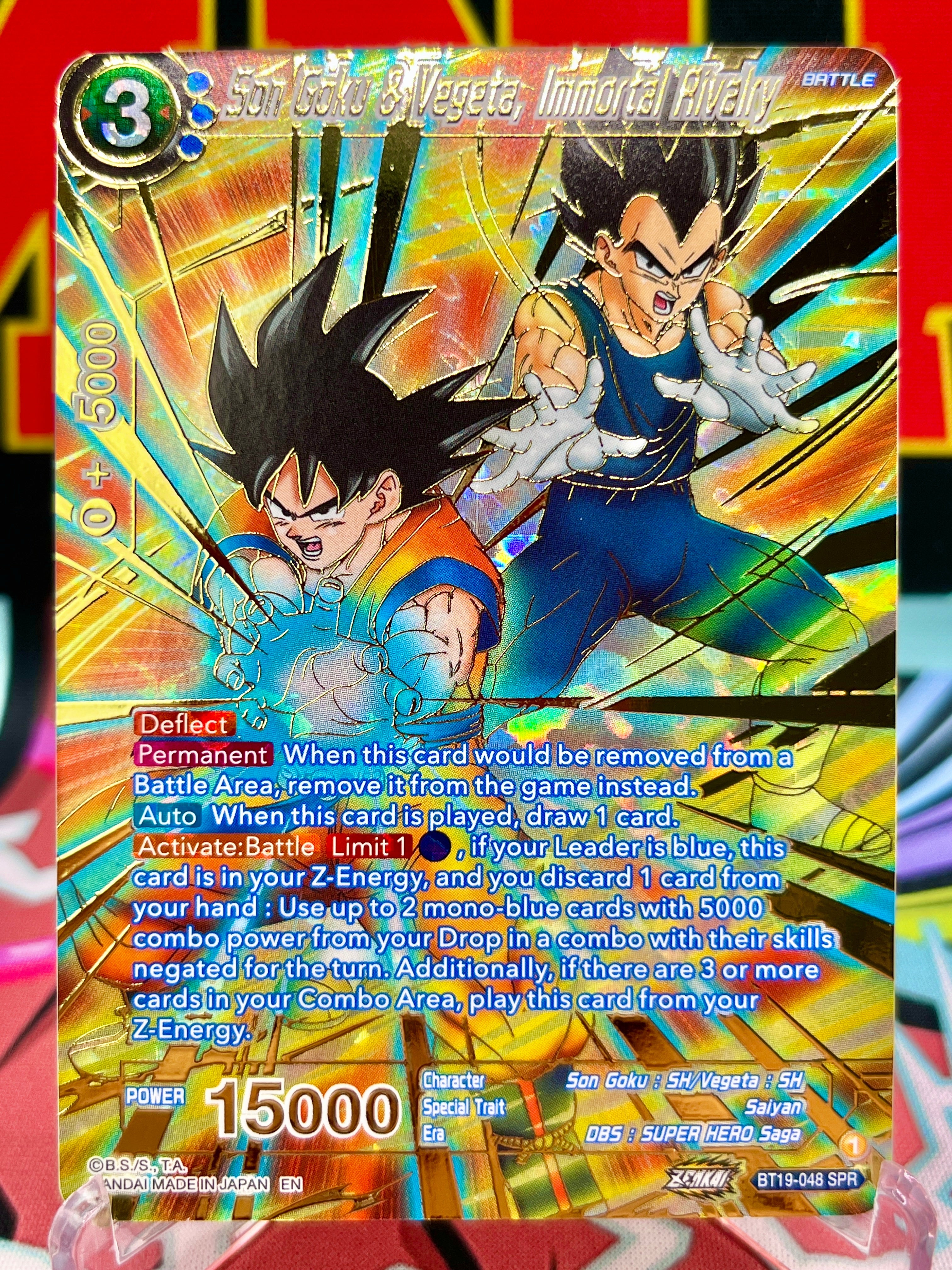 BT19-048 SPR Son Goku & Vegeta, Immortal Rivalry (2022)