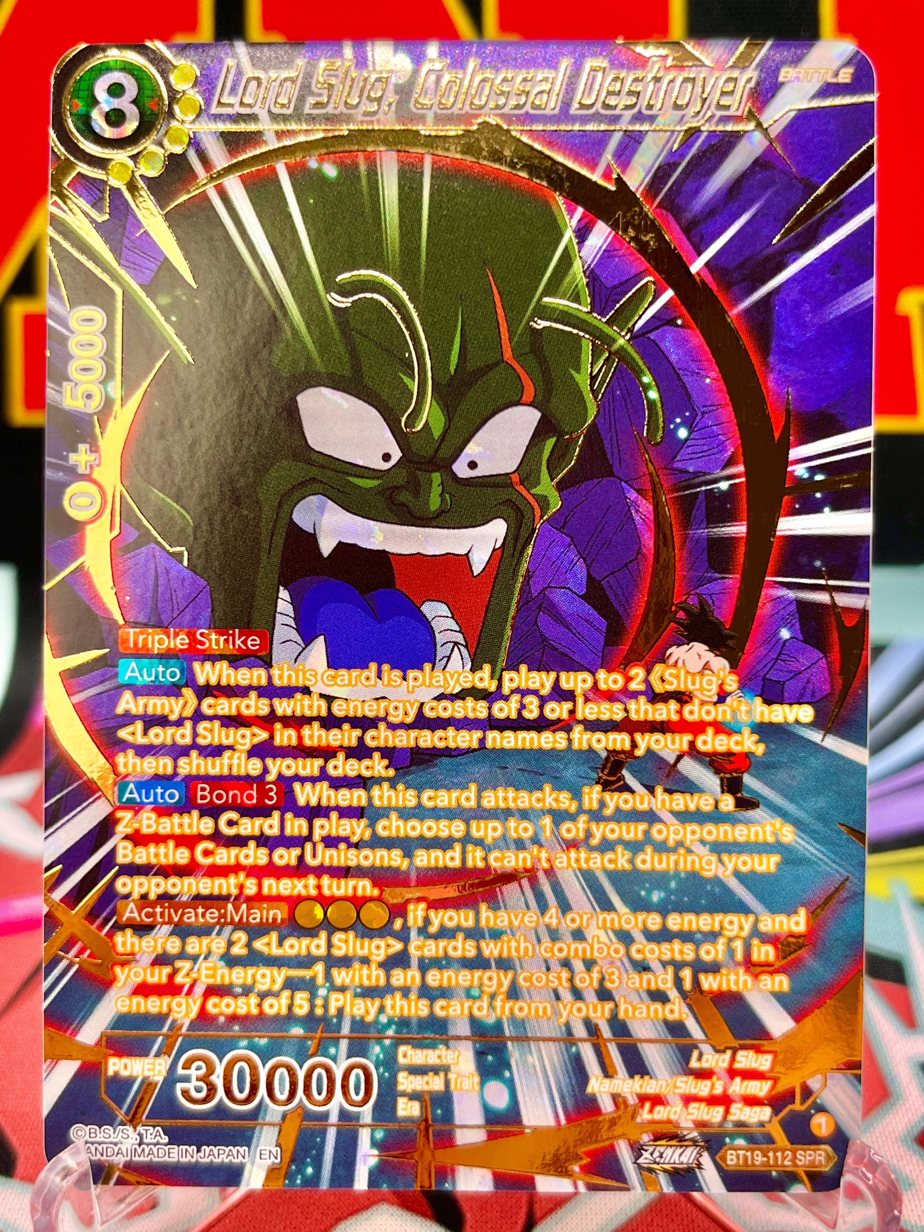 BT19-112 SPR Lord Slug, Distruttore Colossale (2022)