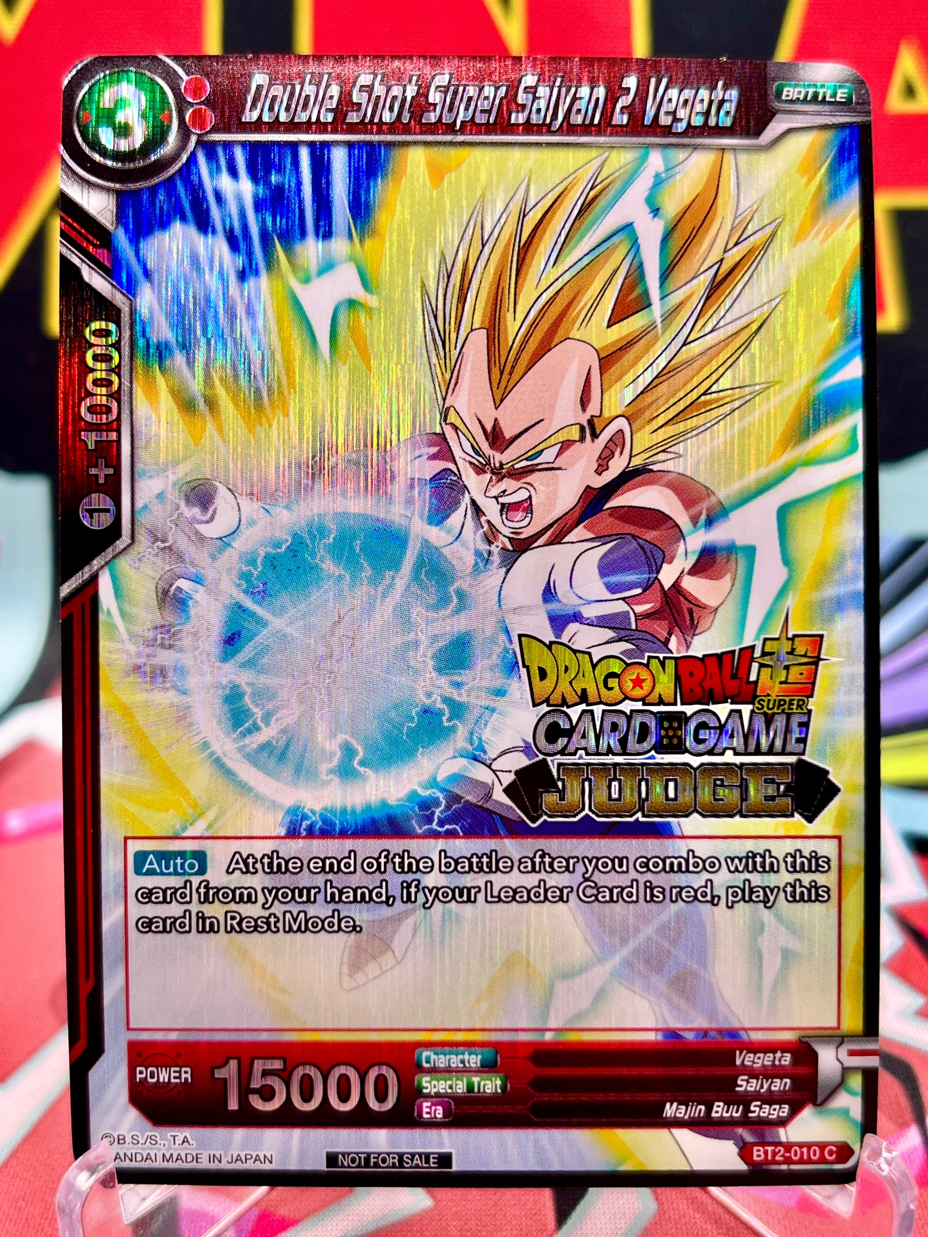 Dragon Ball Super Union Force Double Shot Super Saiyan 2 Vegeta BT2-010 Dragon Ball Super Union Force Double Shot Super Saiyan 2 Vegeta BT2-010
