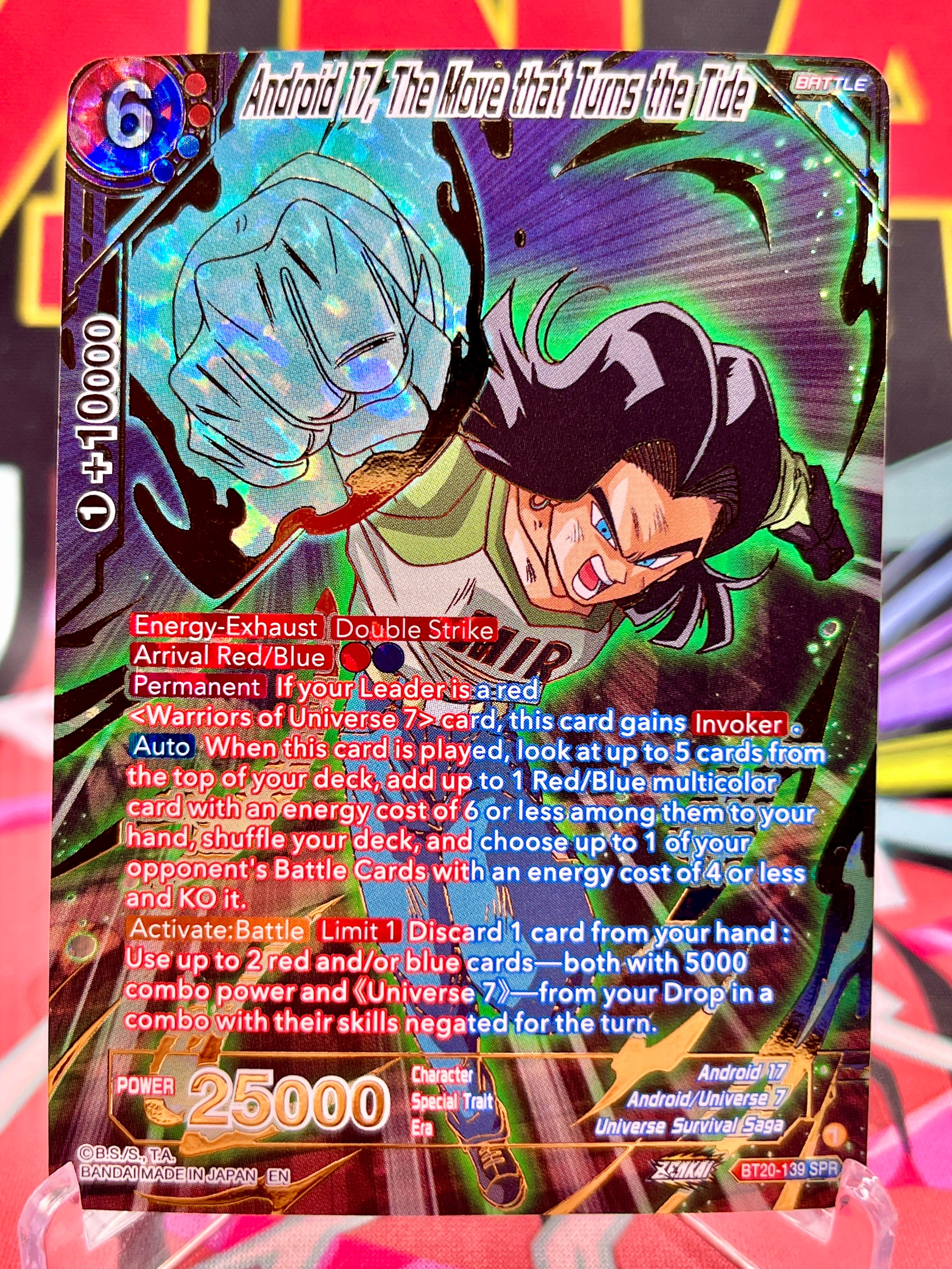 BT20-139 SPR Android 17, The Move that Turns the Tide (2023)