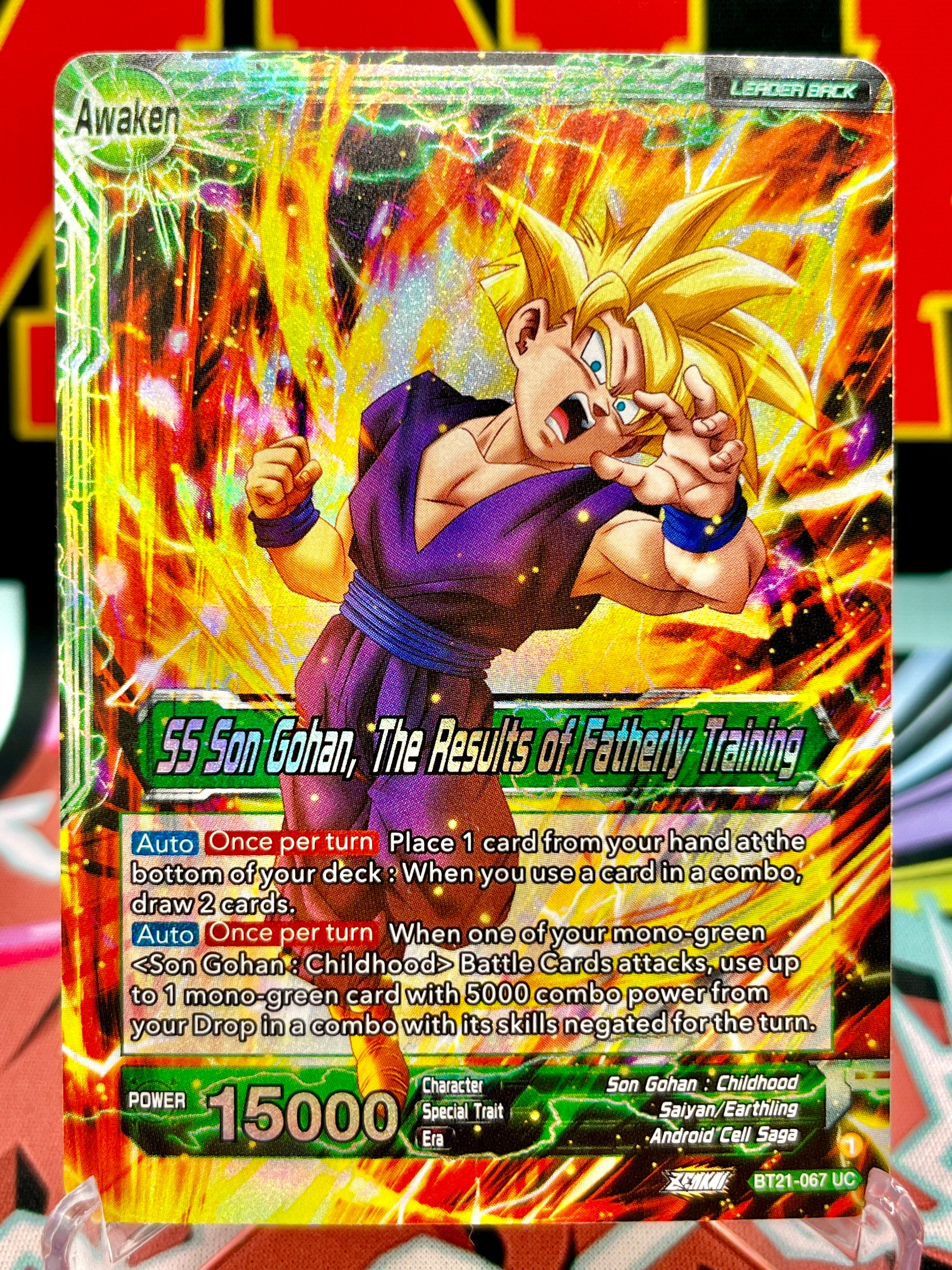 BT21-067 UC SS Son Gohan, The Results of Fatherly Training (2023)