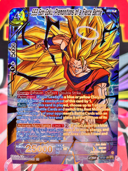 BT22-135 SPR SS3 Son Goku, Premonitions of a Fierce Battle (2023)