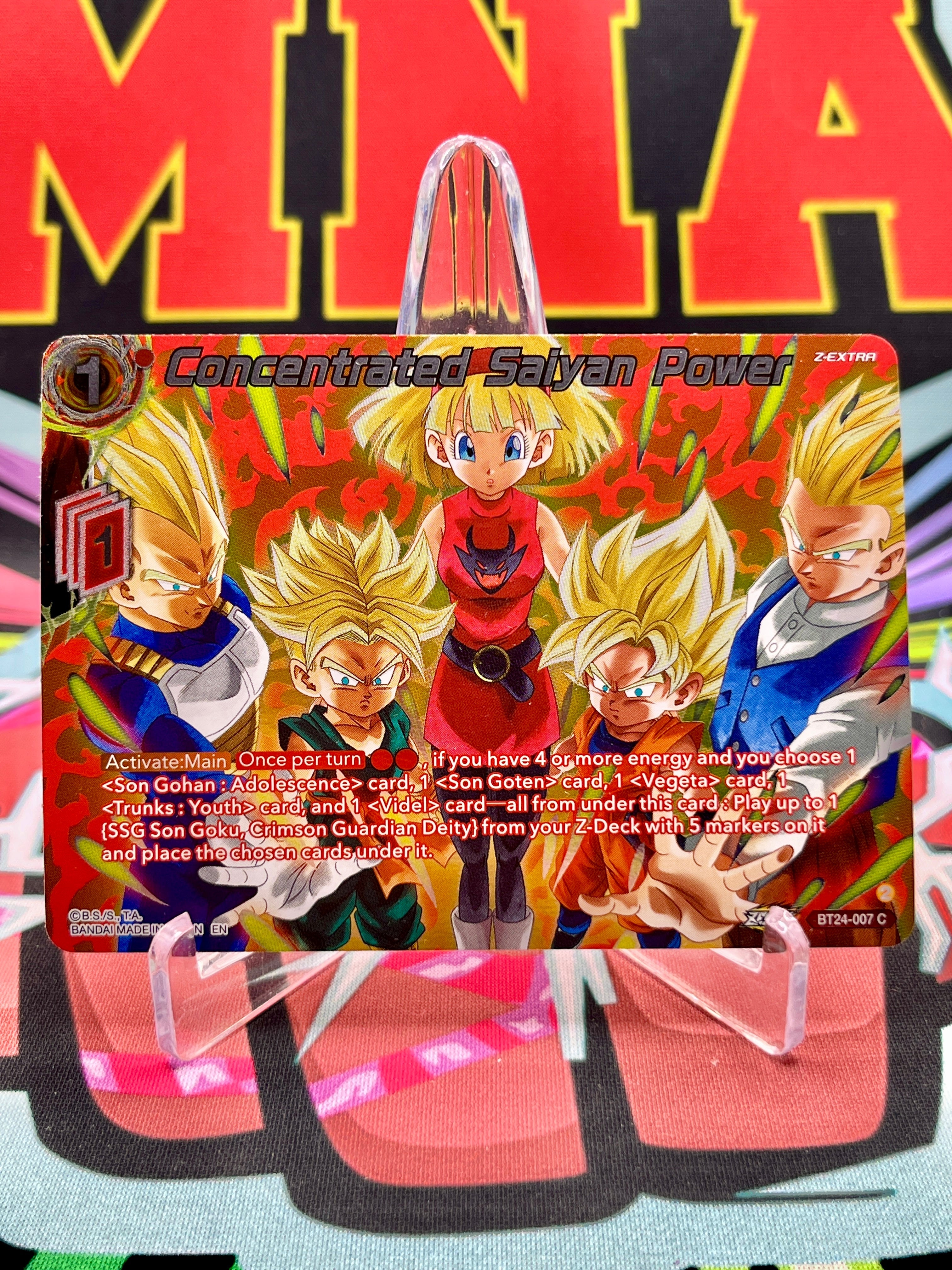 BT24-007 C Concentrated Saiyan Power [Collector Booster Silver] (2024)