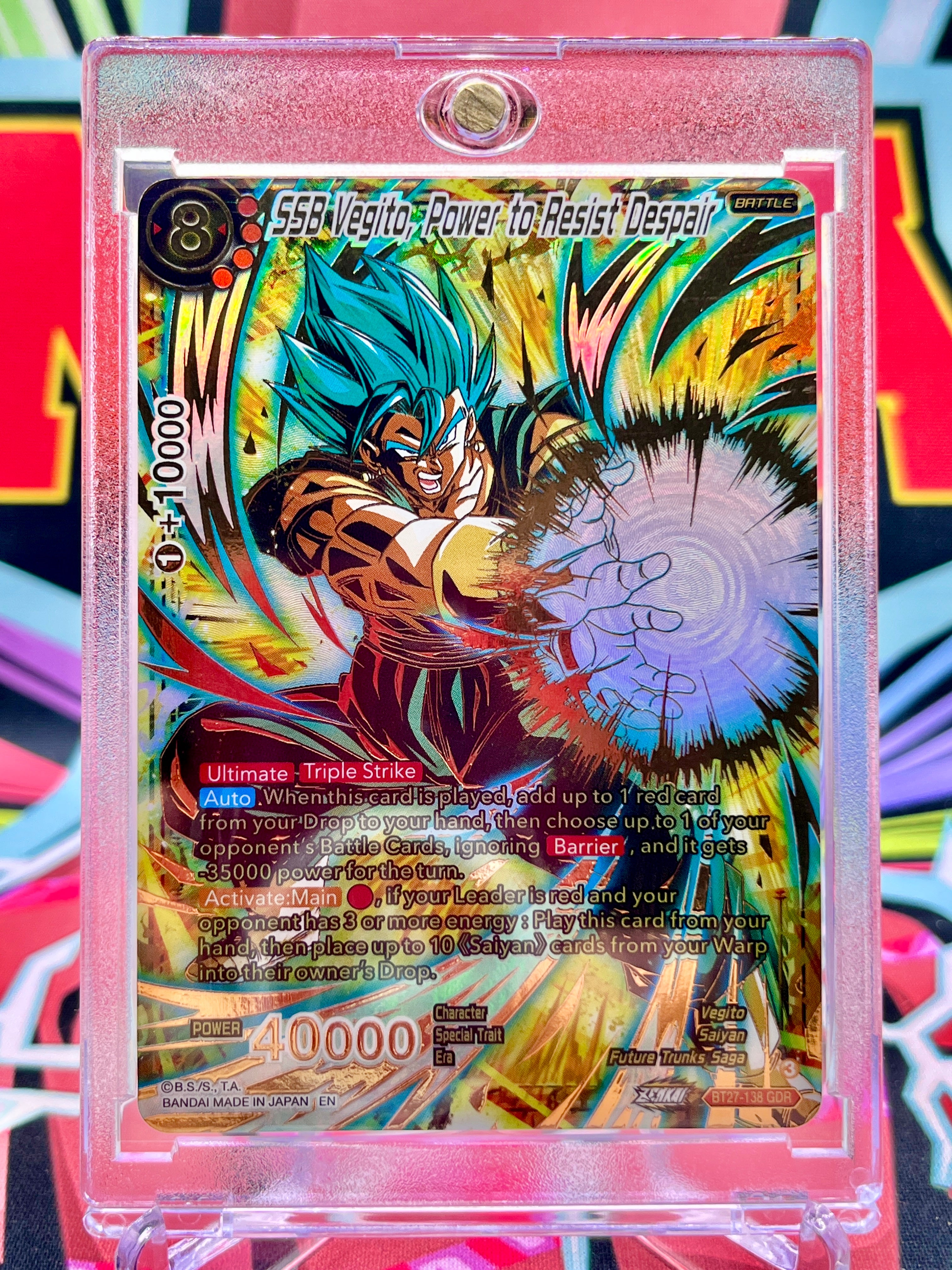 BT27-138 GDR SSB Vegito, Power to Resist Despair (2025)