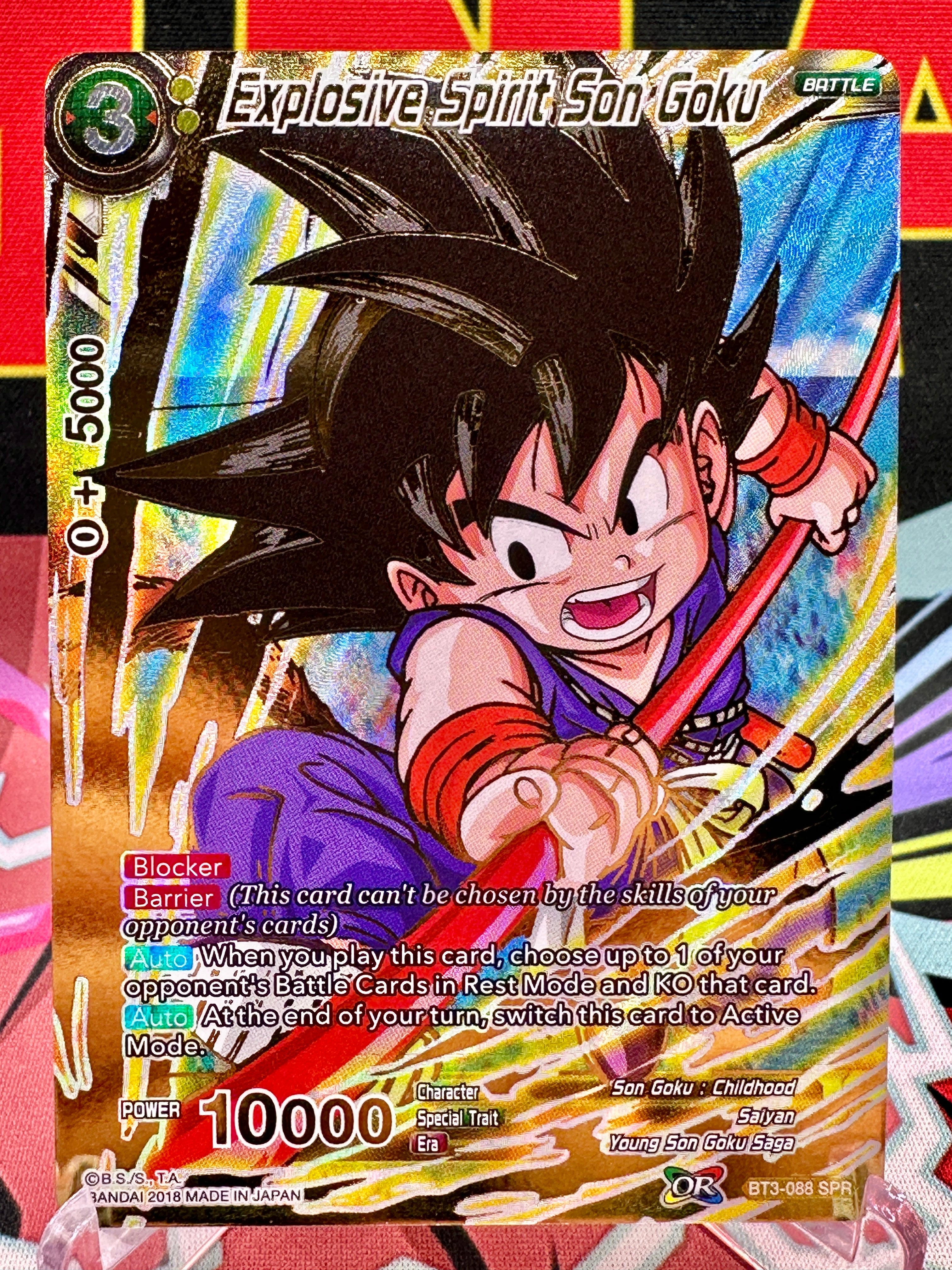 BT3-088 SPR Explosive Spirit Son Goku (2018)