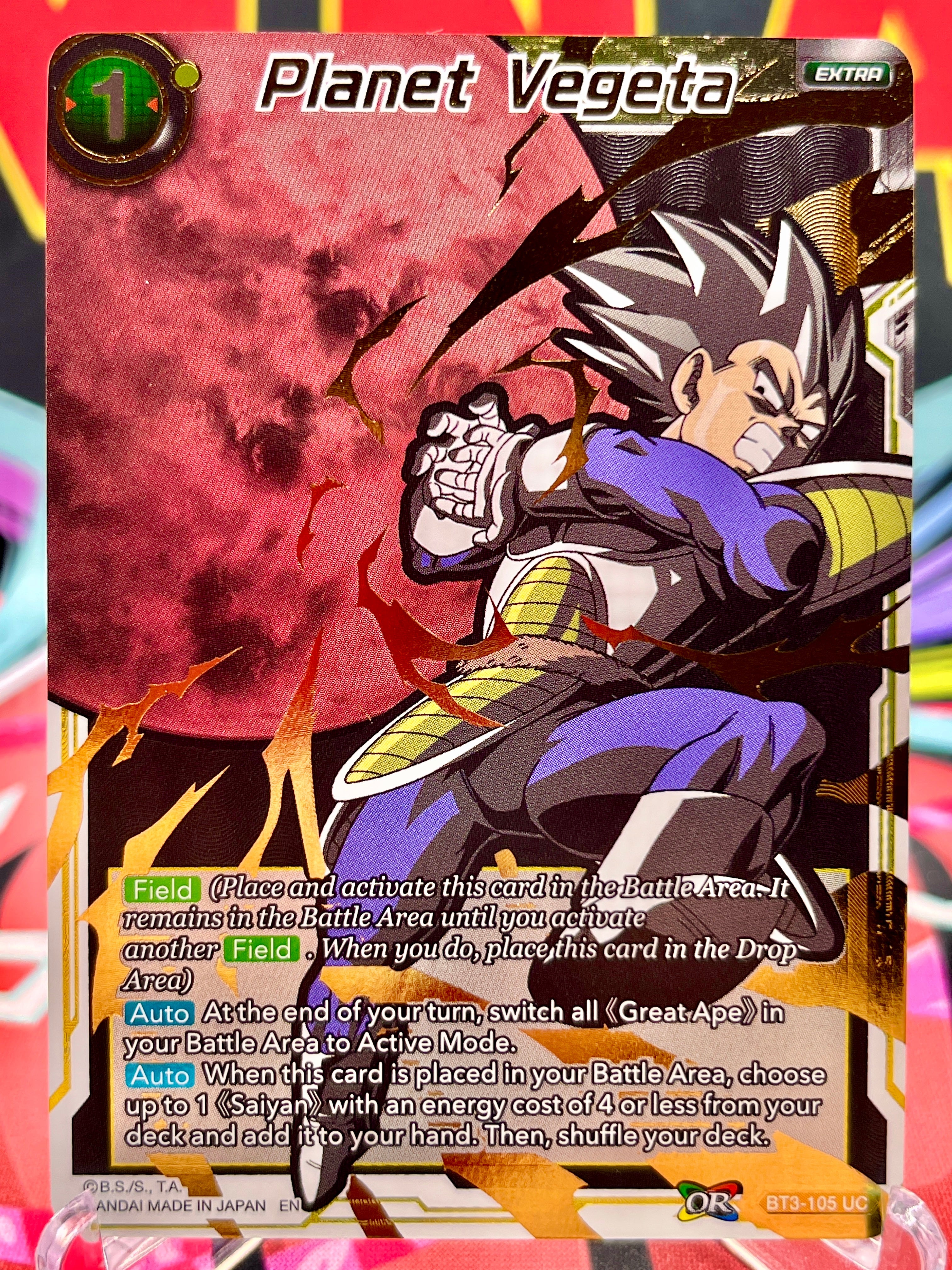 BT3-105 UC Planet Vegeta [Alternate Art] (2020)