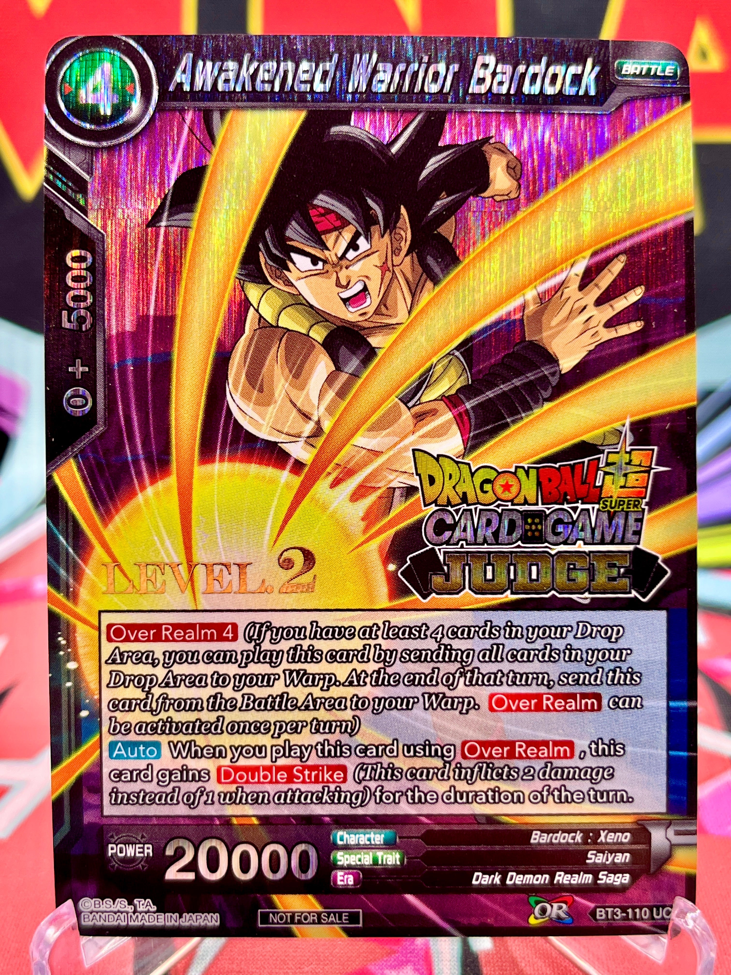 bardock god rare card (Alternate Art) FB03-121 SR Grade Bardock, Heritage of a Legend