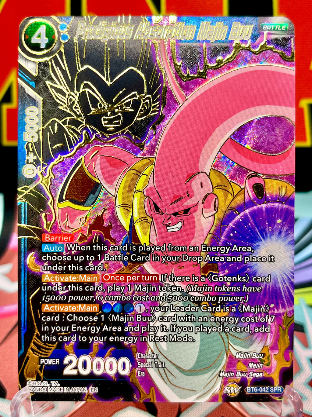 BT6-042 SPR Prodigious Absorption Majin Buu (2019)