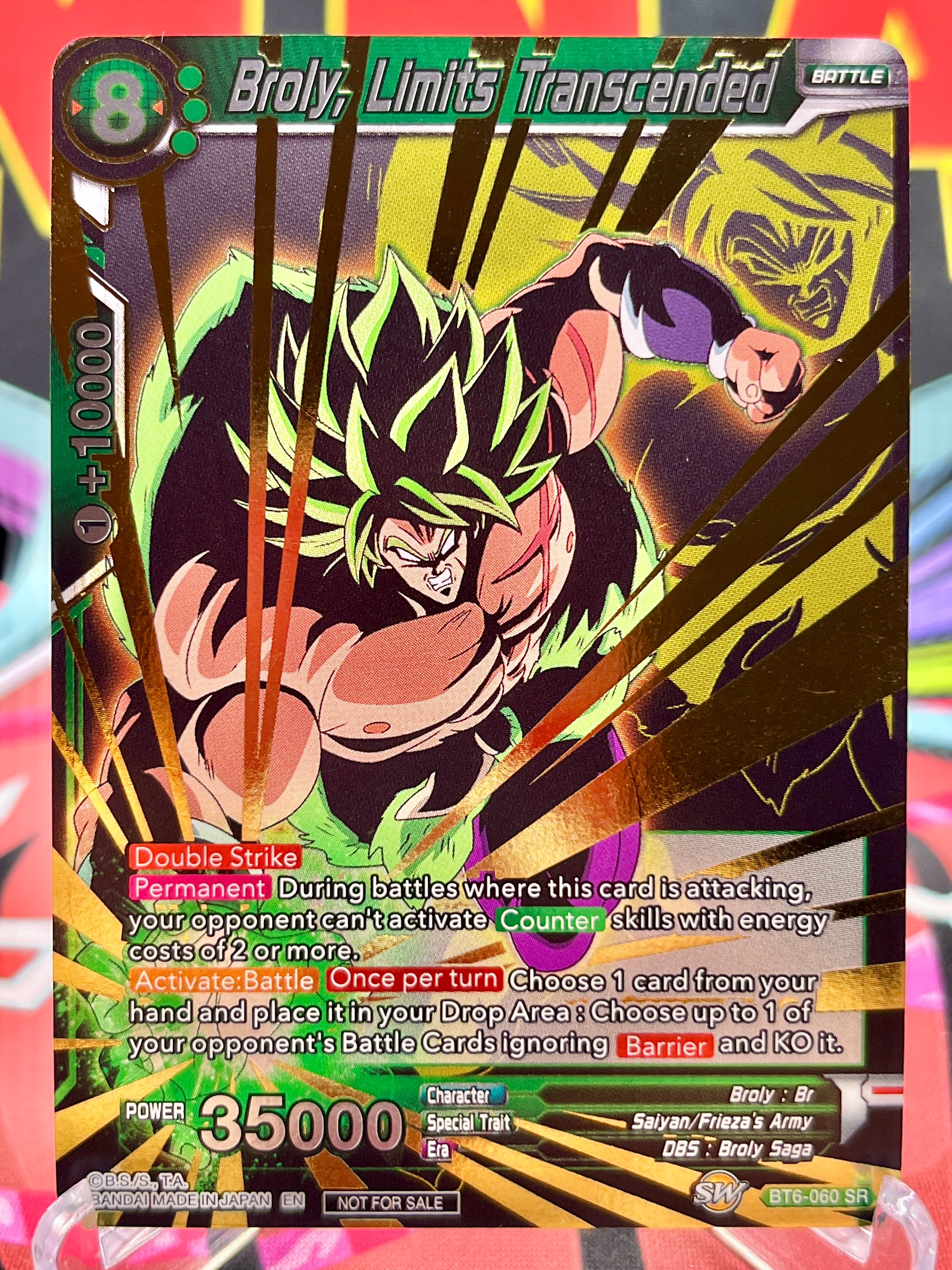 BT6-060 SR Broly, Limits Transcended [Event Pack] (2019)