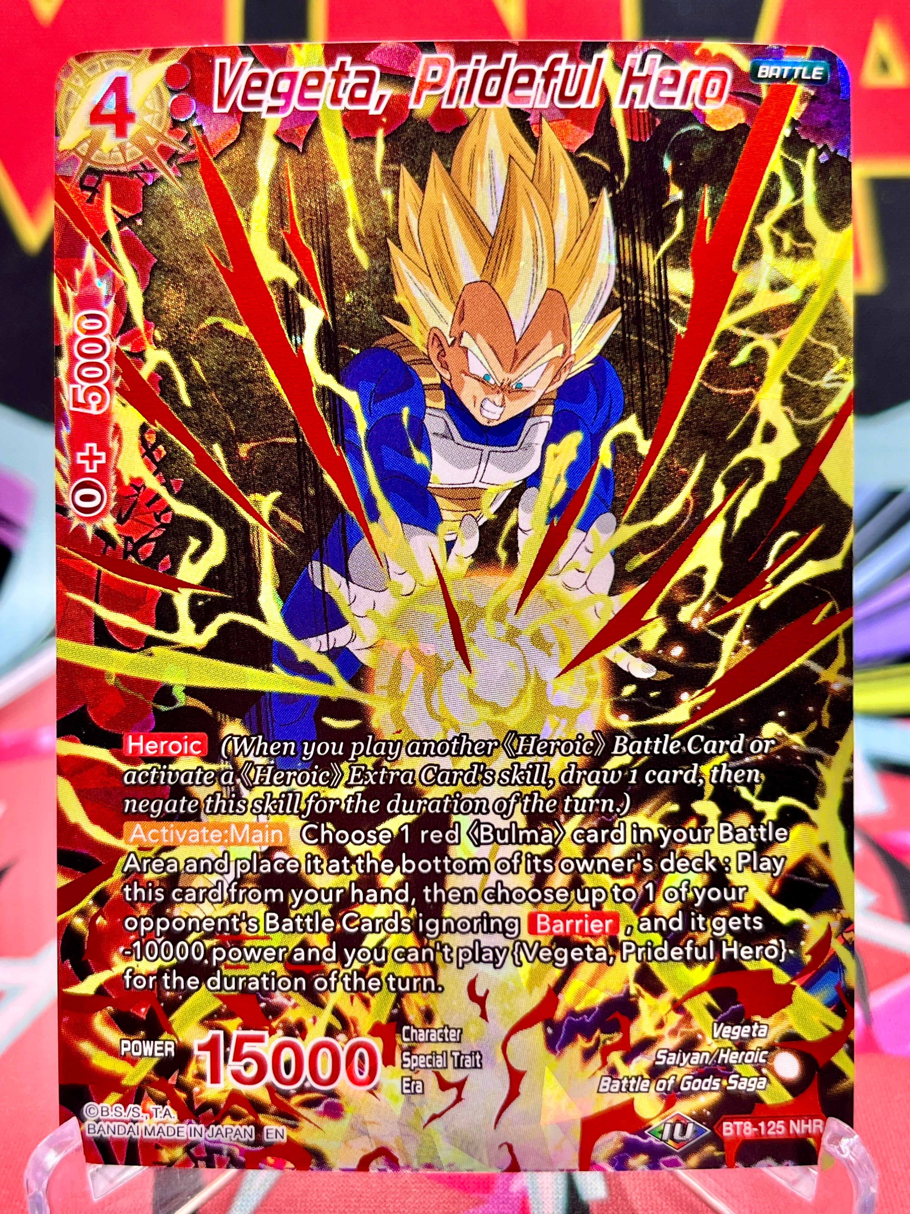 BT8-125 NHR Vegeta, Prideful Hero (2019)