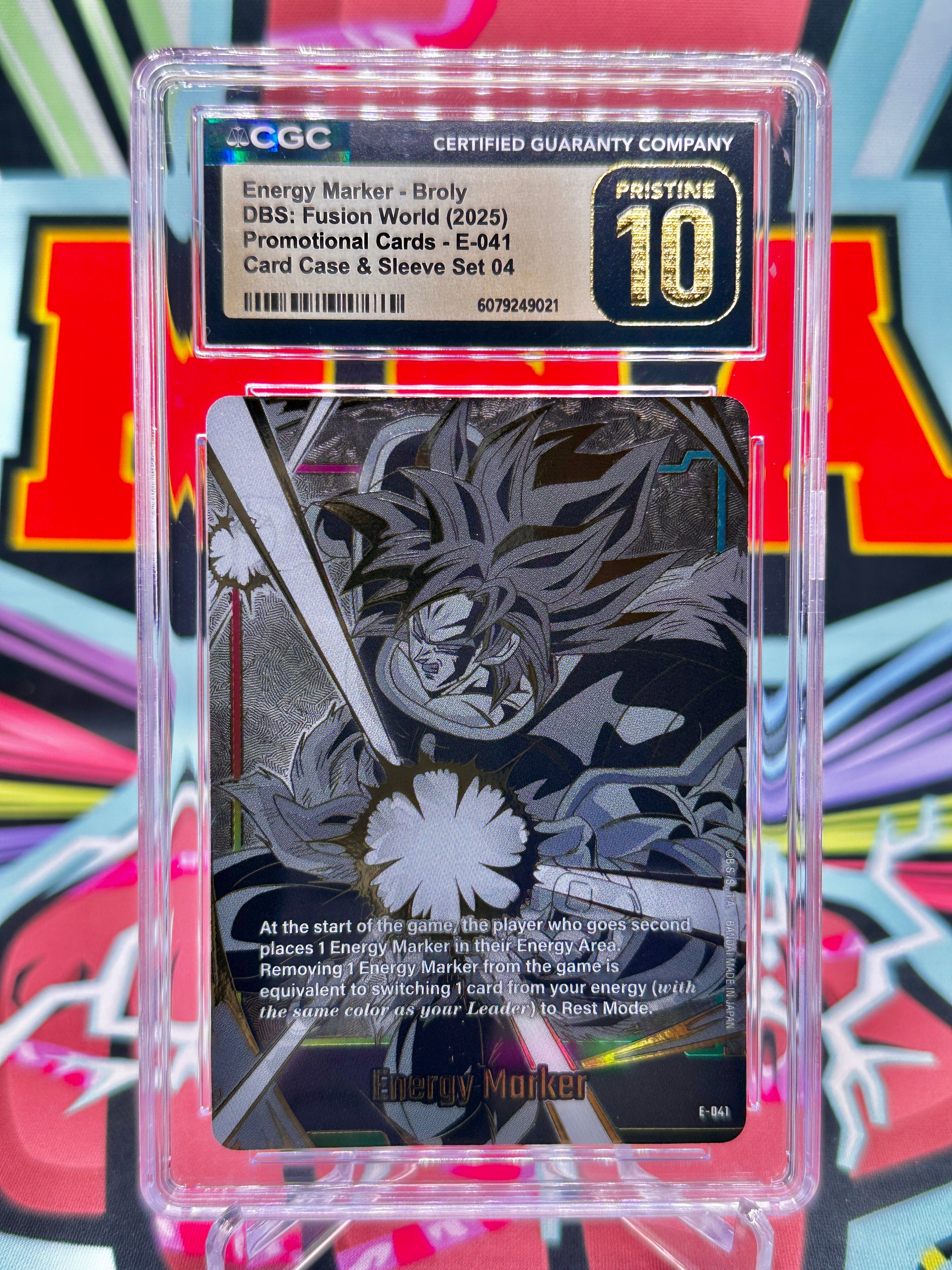 CGC 10 E-041 Super Saiyan Broly: BR GOLD Energy Marker (2025)