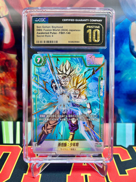 CGC 10 FB01-140 Son Gohan [Alternate Art] Secret (2024)