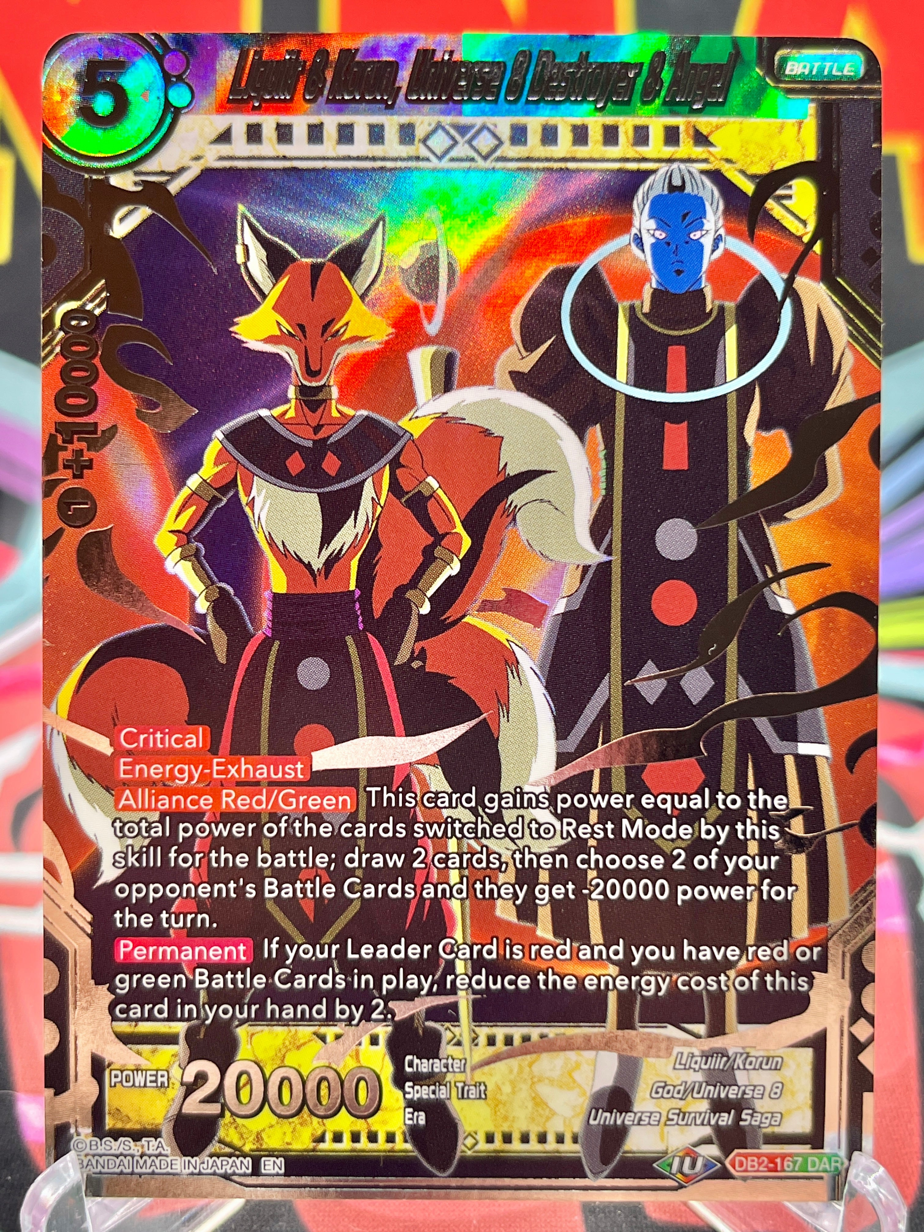 DB2-167 DAR Liquiir & Korun, Universe 8 Destroyer & Angel (2020)