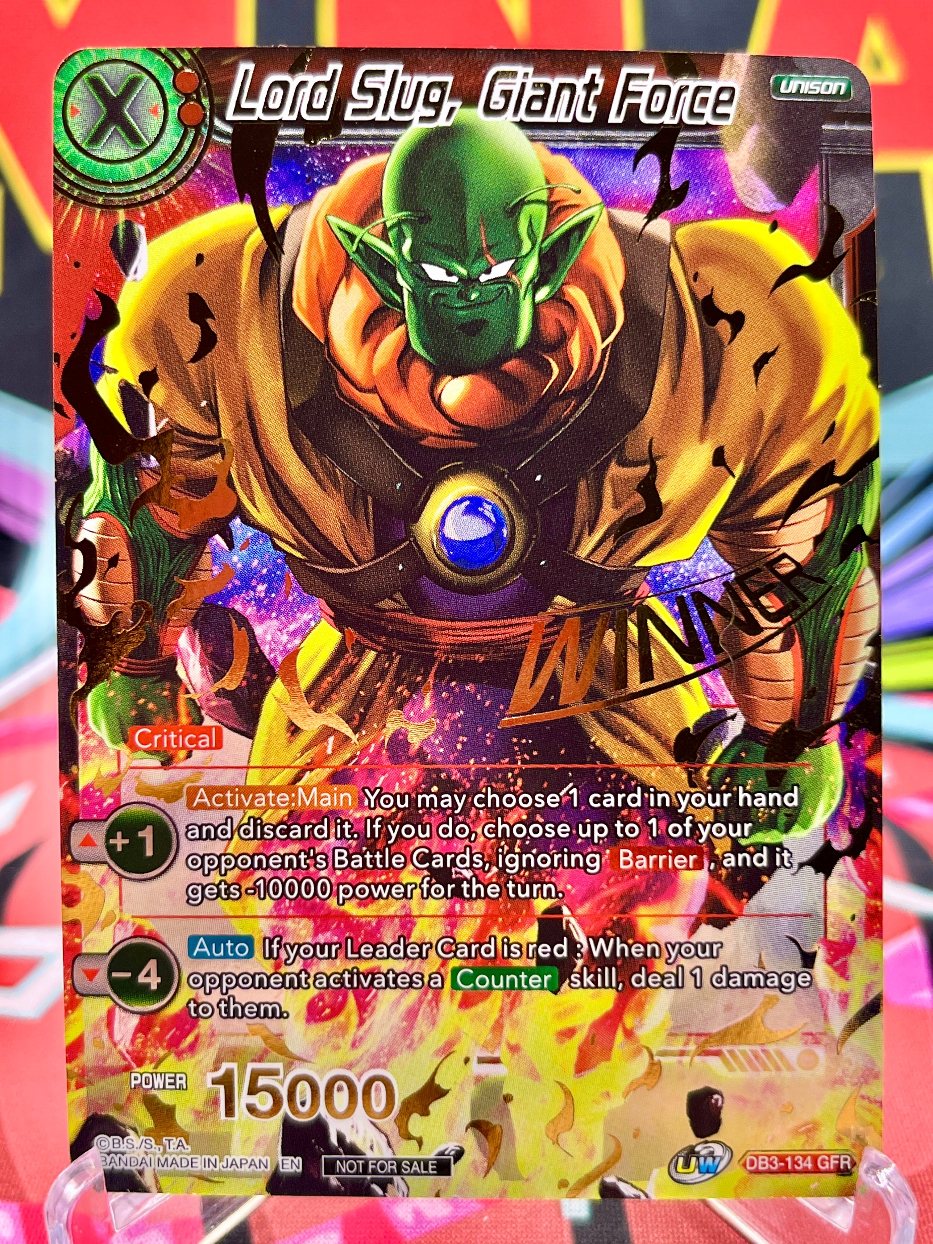 DB3-134 GFR Lord Slug, Giant Force [WINNER] (2020)