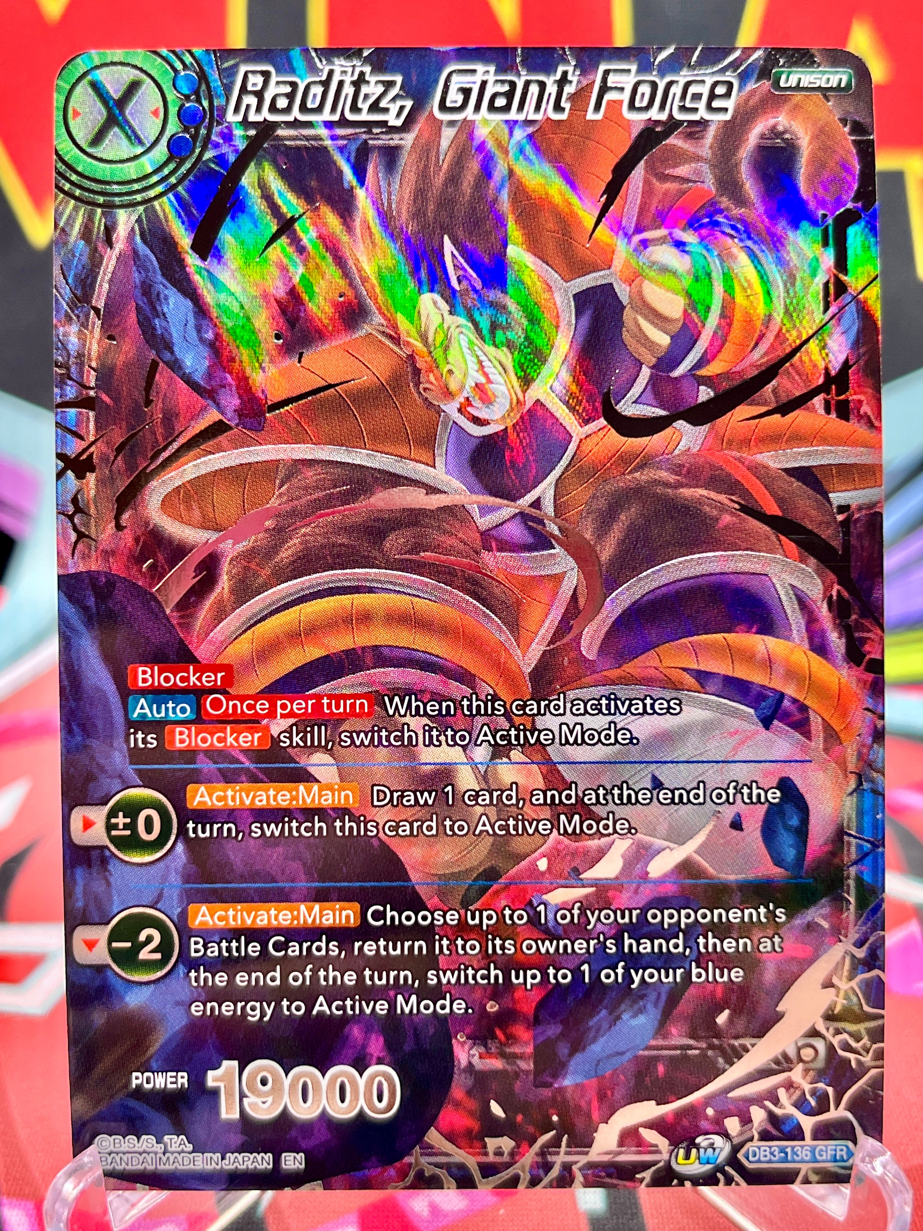 DB3-136 GFR Raditz, Giant Force (2020)