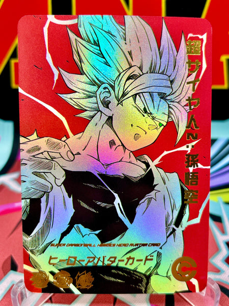 2007年製 ドラゴンボールカード SON GOKU #092 PSA9 Hypertraining SS Son Goku P-079 PR Foil Dragon Ball Super