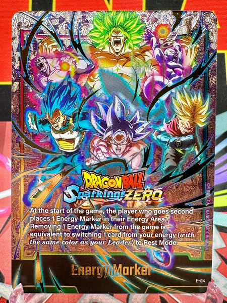 ドラゴンボール Sparking! ZERO限定カード 4種　エナジーマーカー E-04 Dragon Ball Sparking! ZERO Energy Marker (2024)