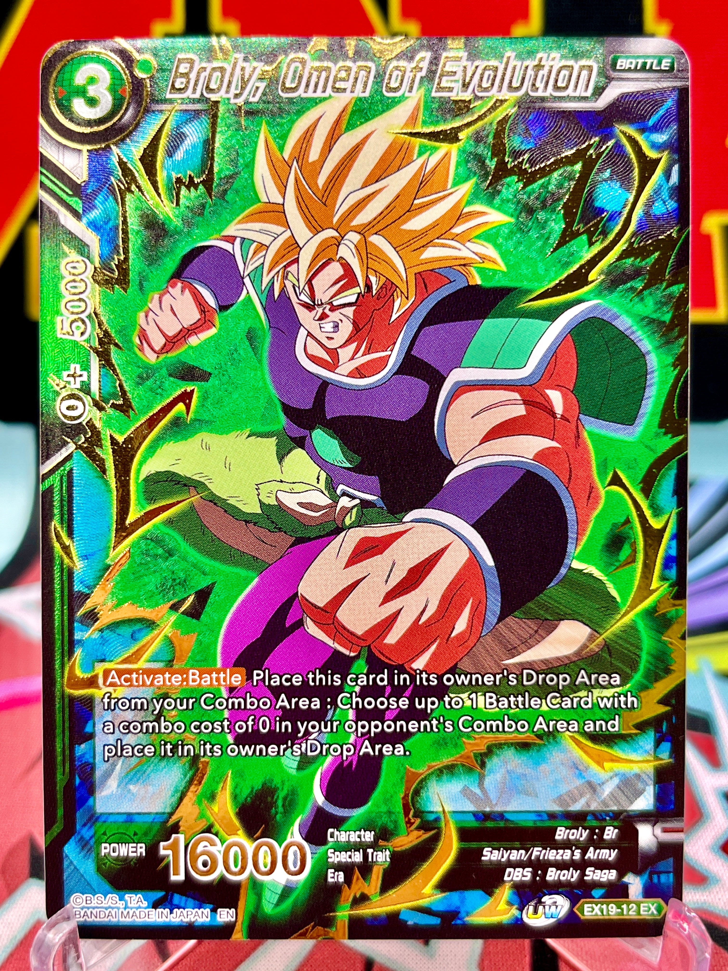 EX19-12 EX Broly, Omen of Evolution (2019)