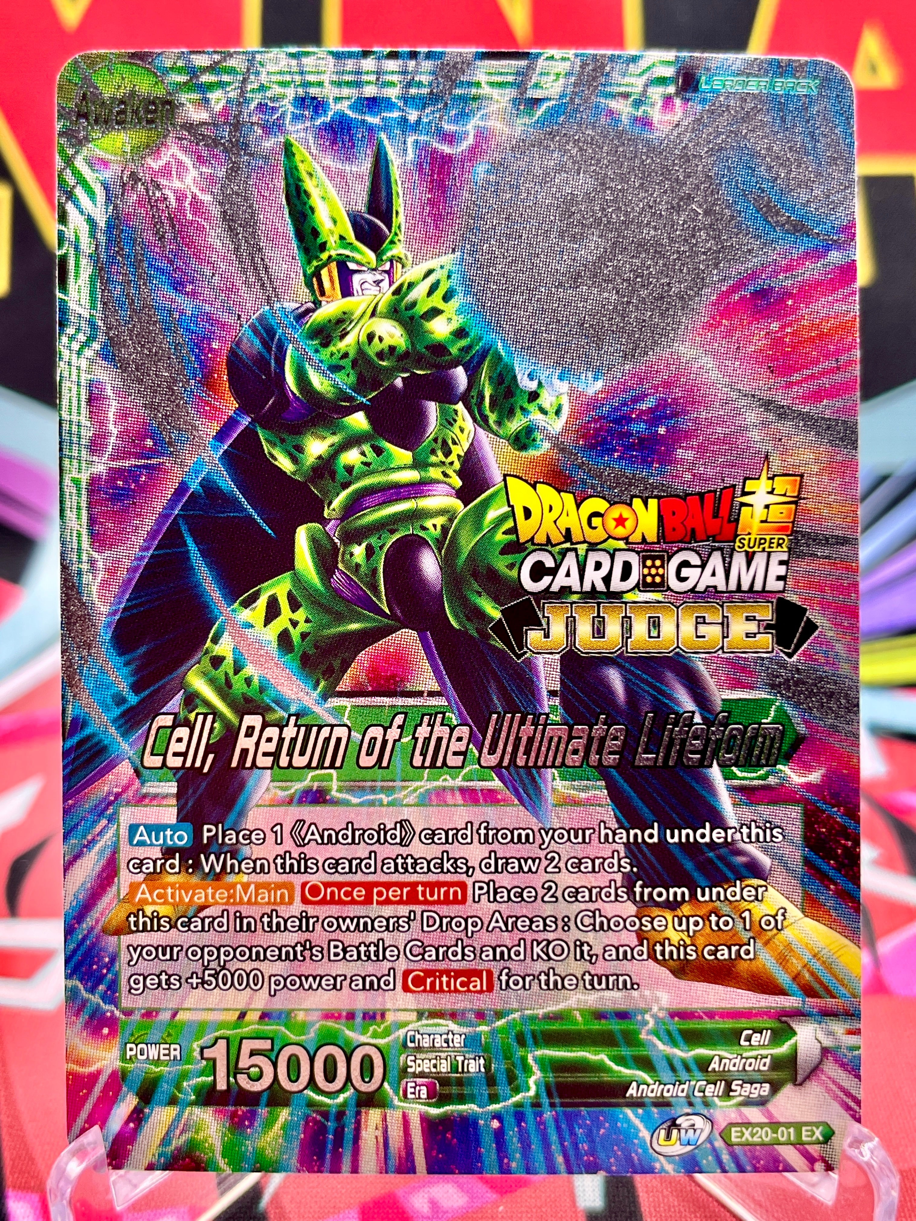 EX20-01 EX Cell // Cell, Return of the Ultimate Lifeform [JUDGE LVL. 1] (2022)