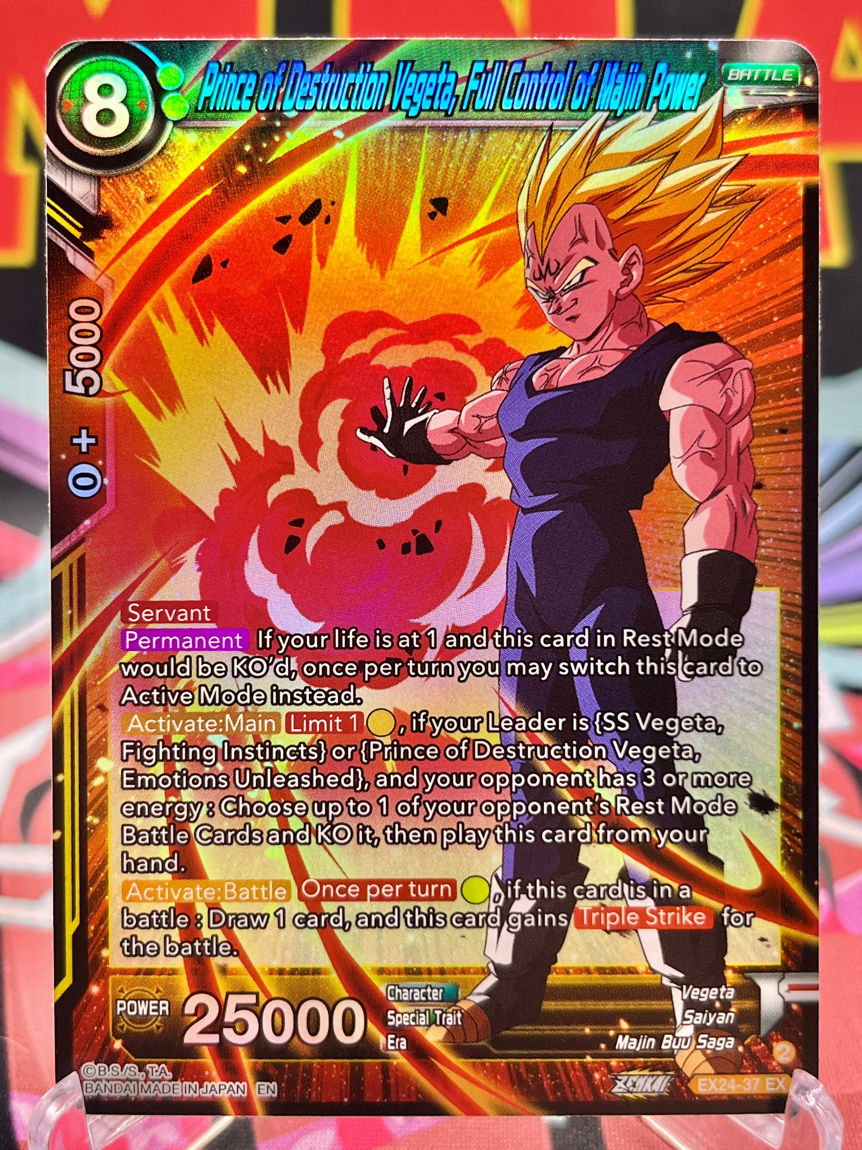 EX24-37 EX Prince of Destruction Vegeta, Full Control of Majin Power (2024)