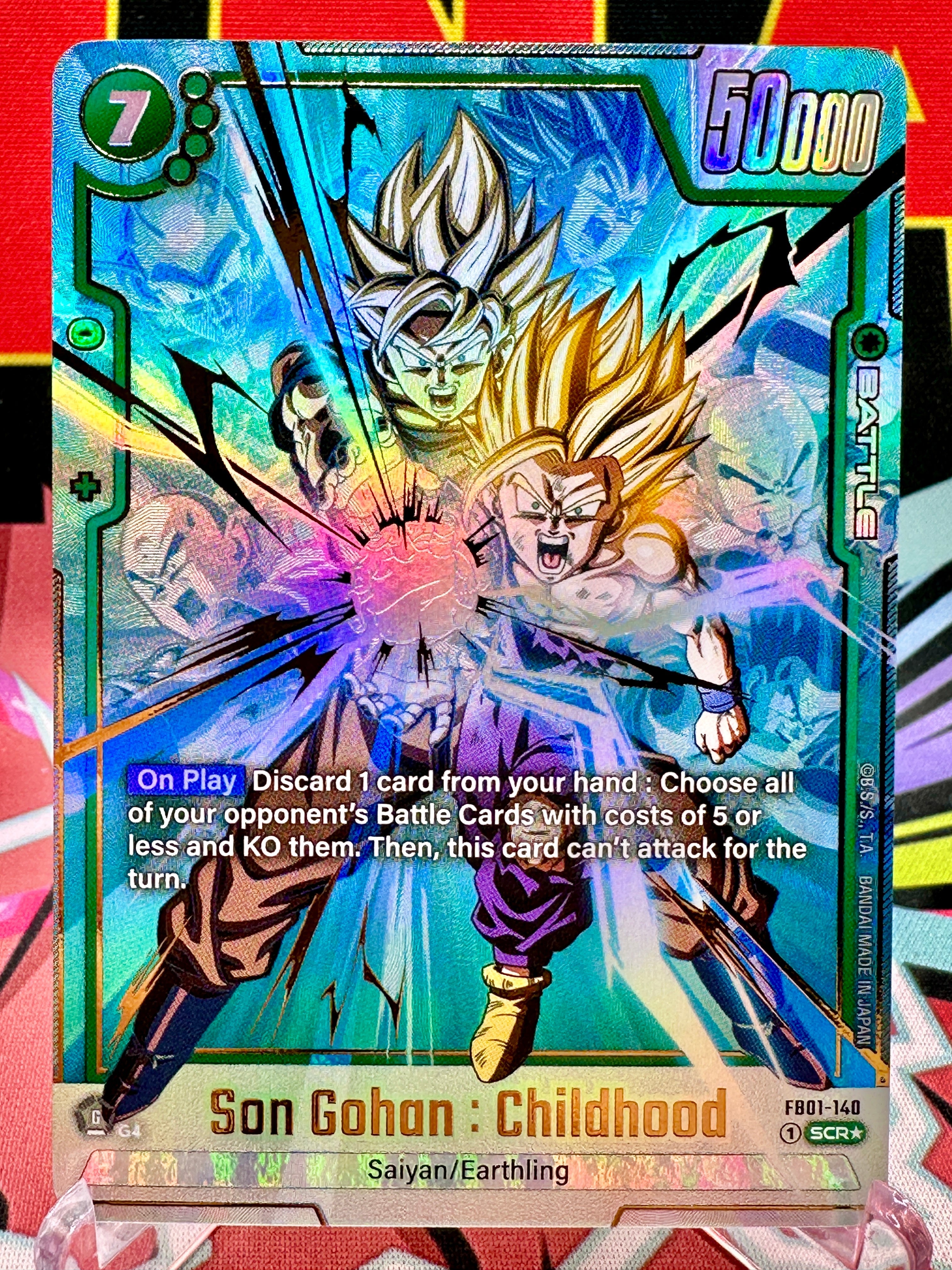 FB01-140 SCR★ Son Gohan: Childhood [Alternate Art] (2024)