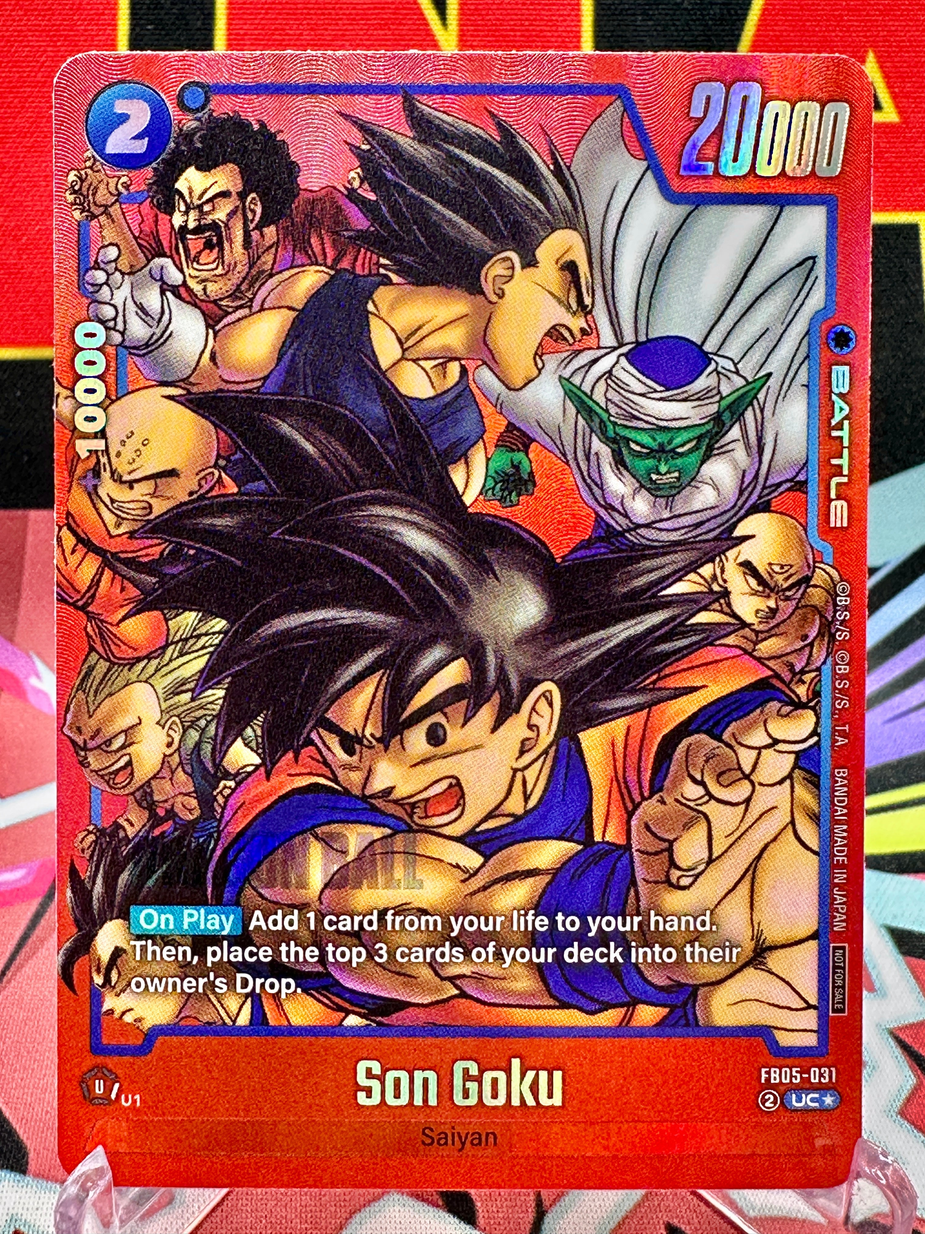 孫悟空 FB05-031 UC パラレル　リミテッド　漫画　プロモ FB05-031 UC☆ Son Goku [Limited MANGA Version 01] (2025)
