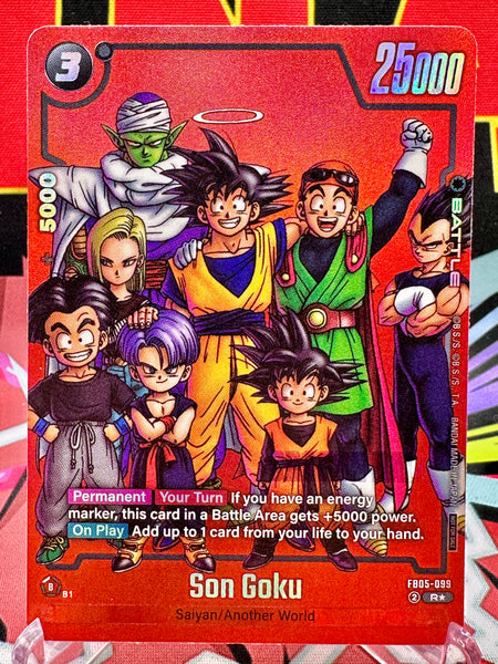 非売品　DRAGON BALL F-1GRAND PRIX1990 グッズ FB05-099 R☆ Son Goku [Limited MANGA Version 01] (2025)