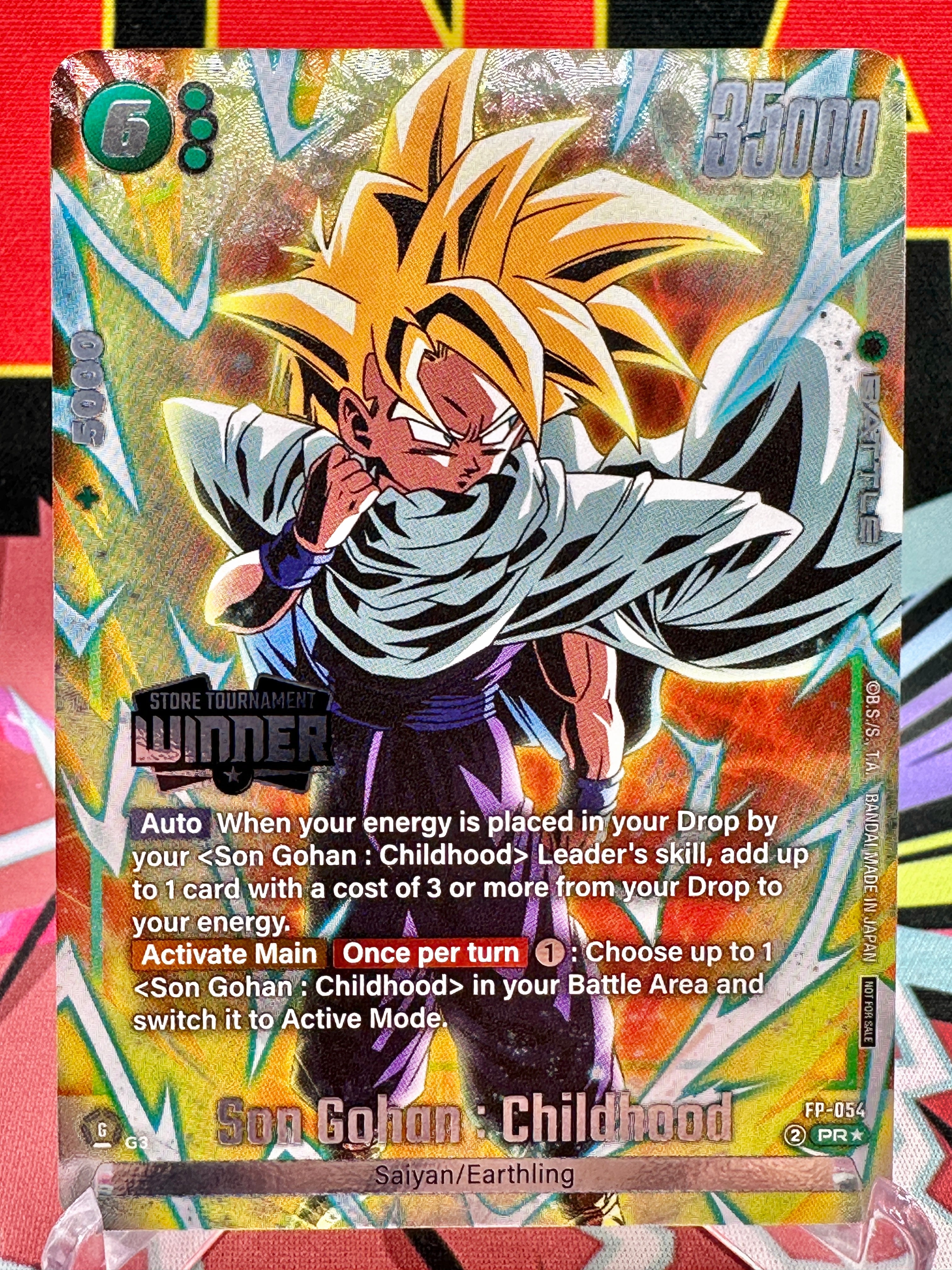 FP-054 PR★ Son Gohan: Childhood [Store Tournament WINNER] (2025)