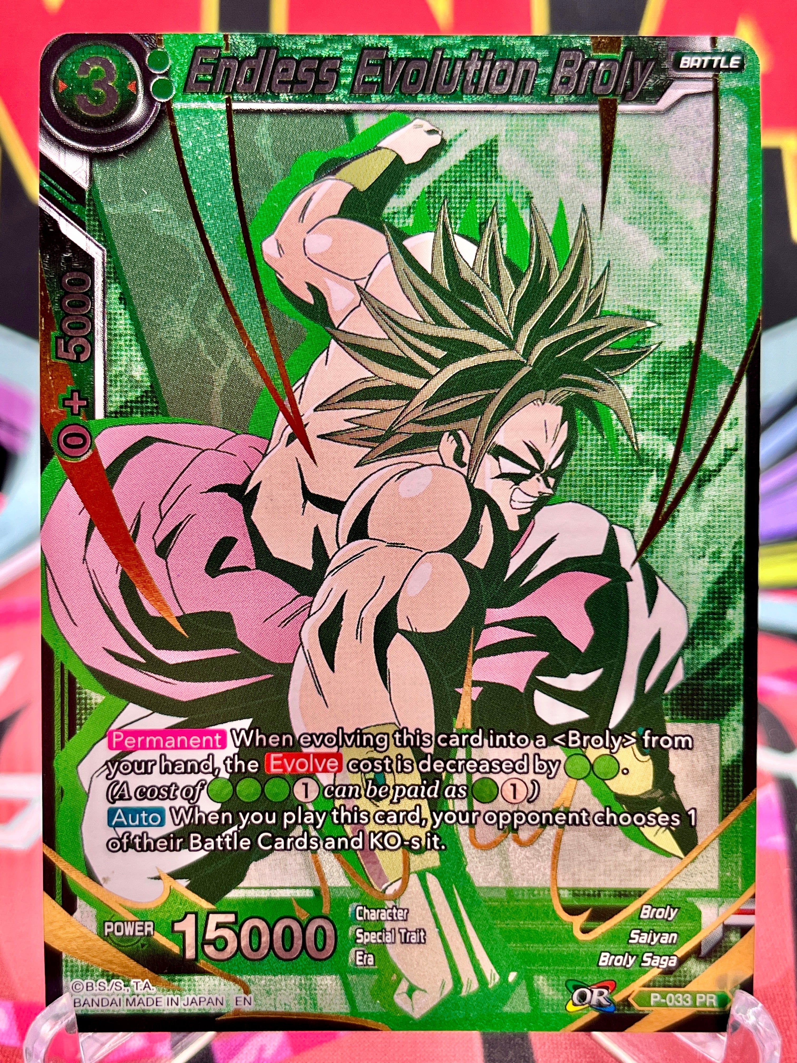 P-033 PR Endless Evolution Broly [Alternate Art] (2019)